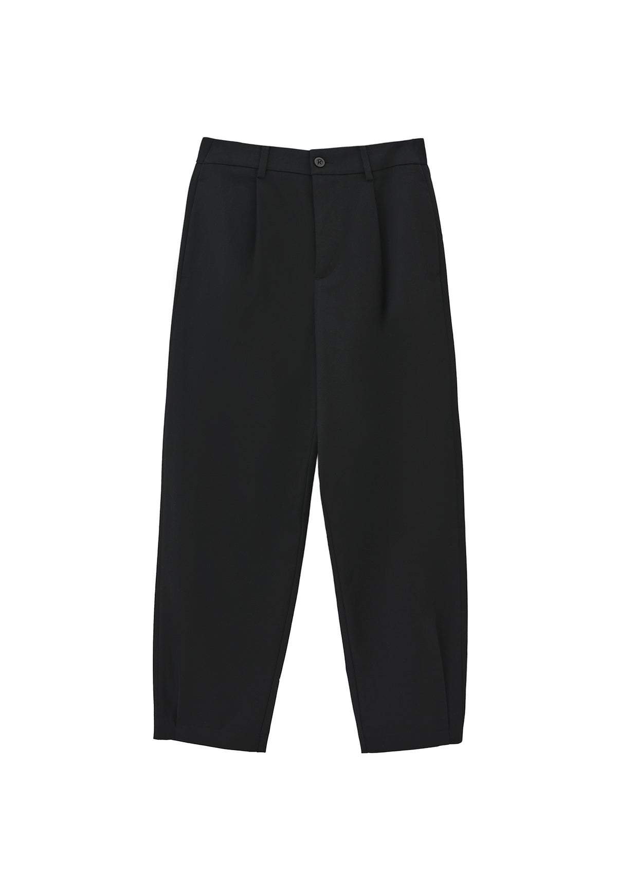 Balloon Form Long Carrot Pants - BLACK