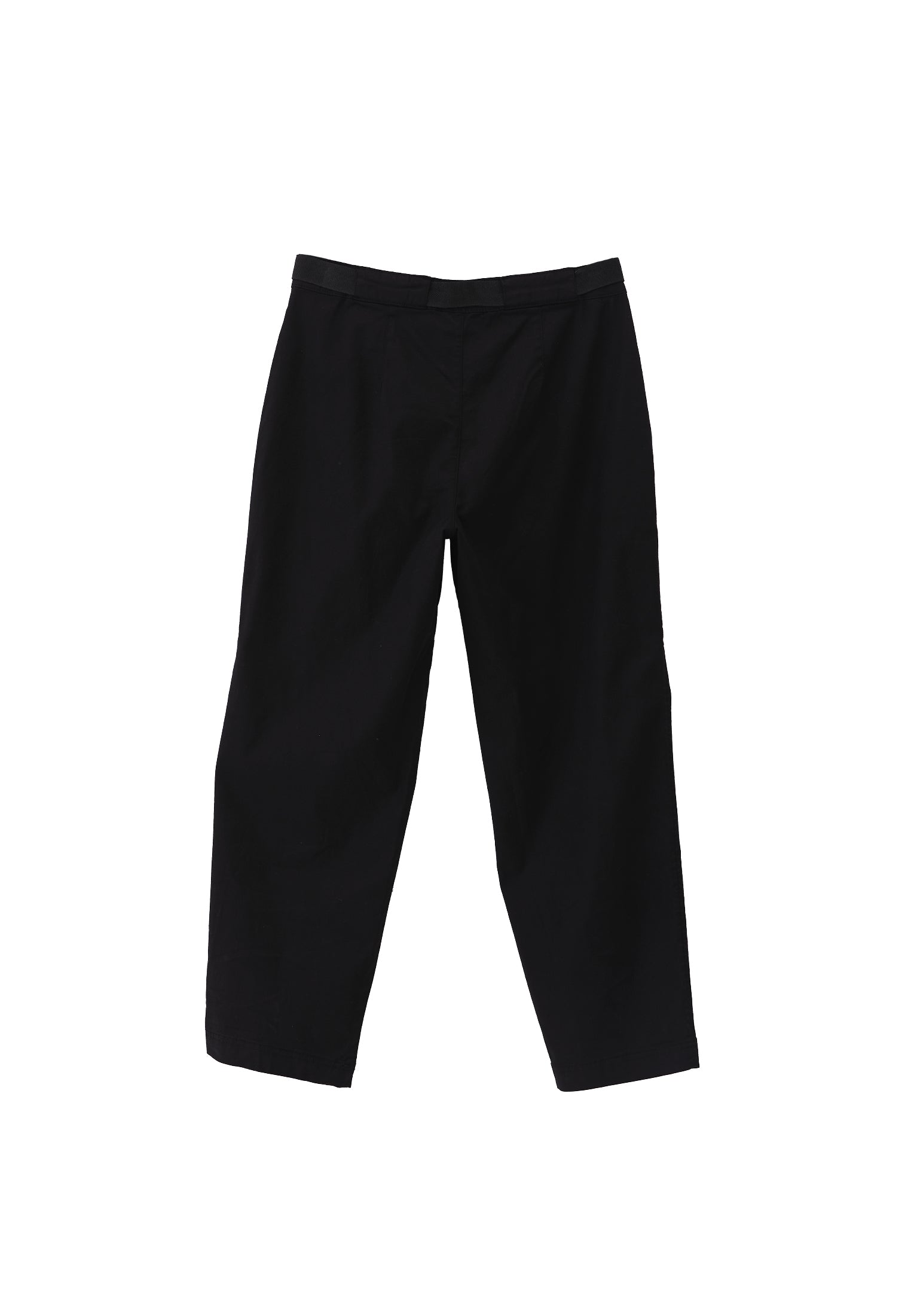 Carrot Fit Trousers - BLACK