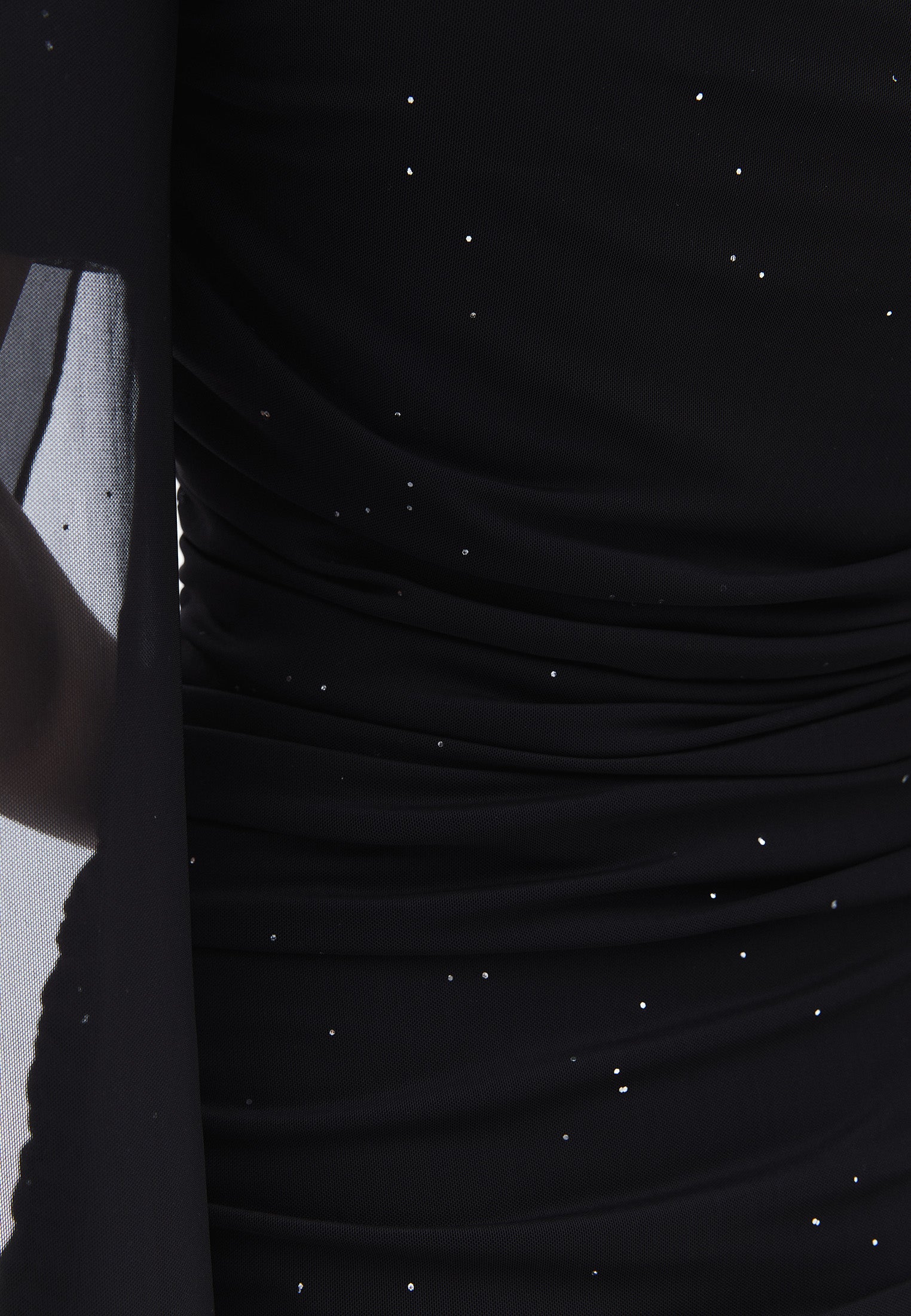 Bodycon Short Off Shoulder Dress - BLACK