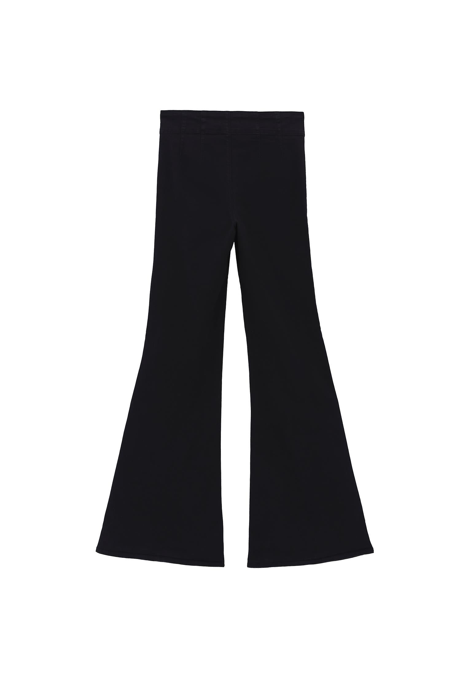 Spanish Leg Pants - BLACK