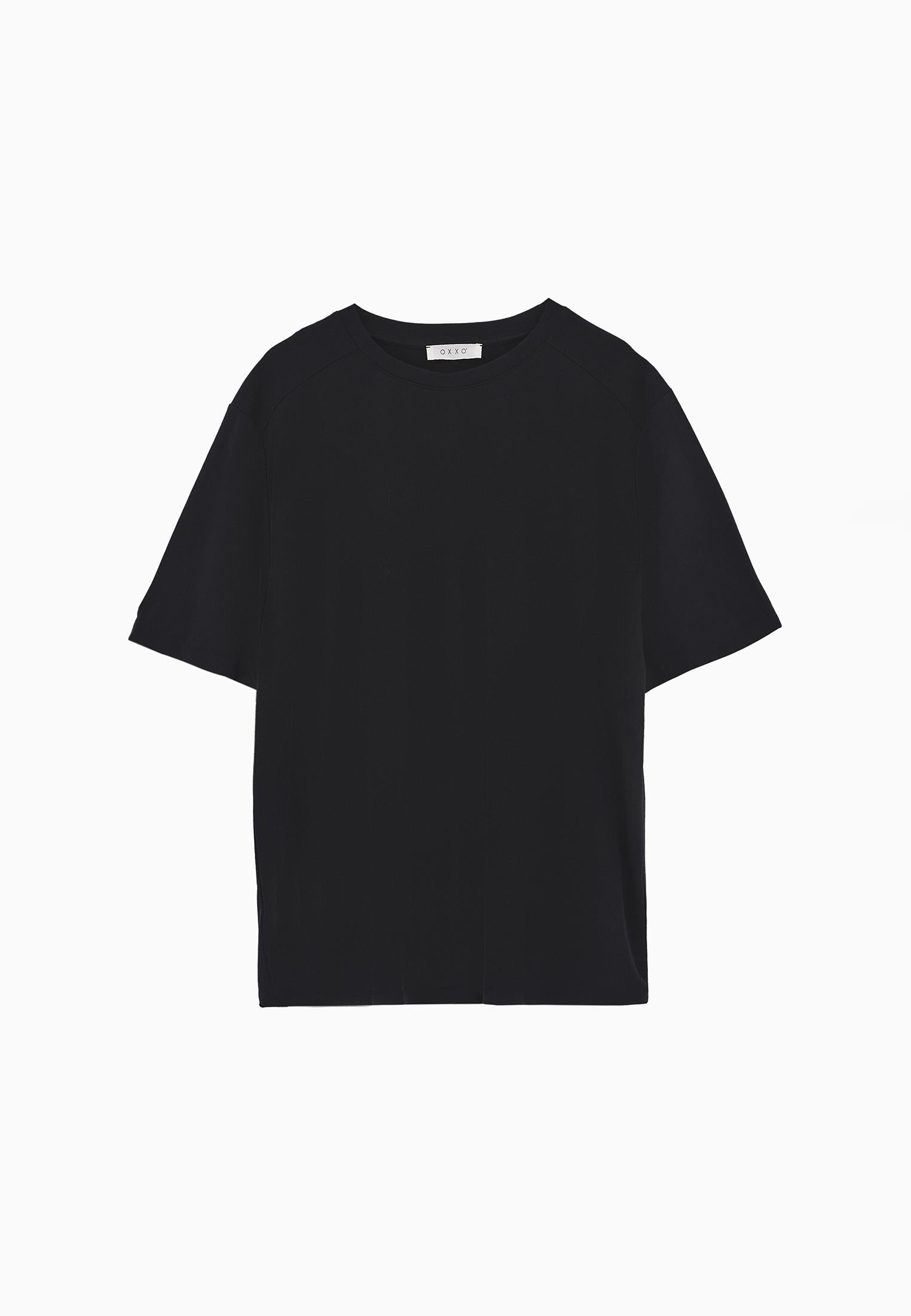Oversize Modal Tunic - BLACK