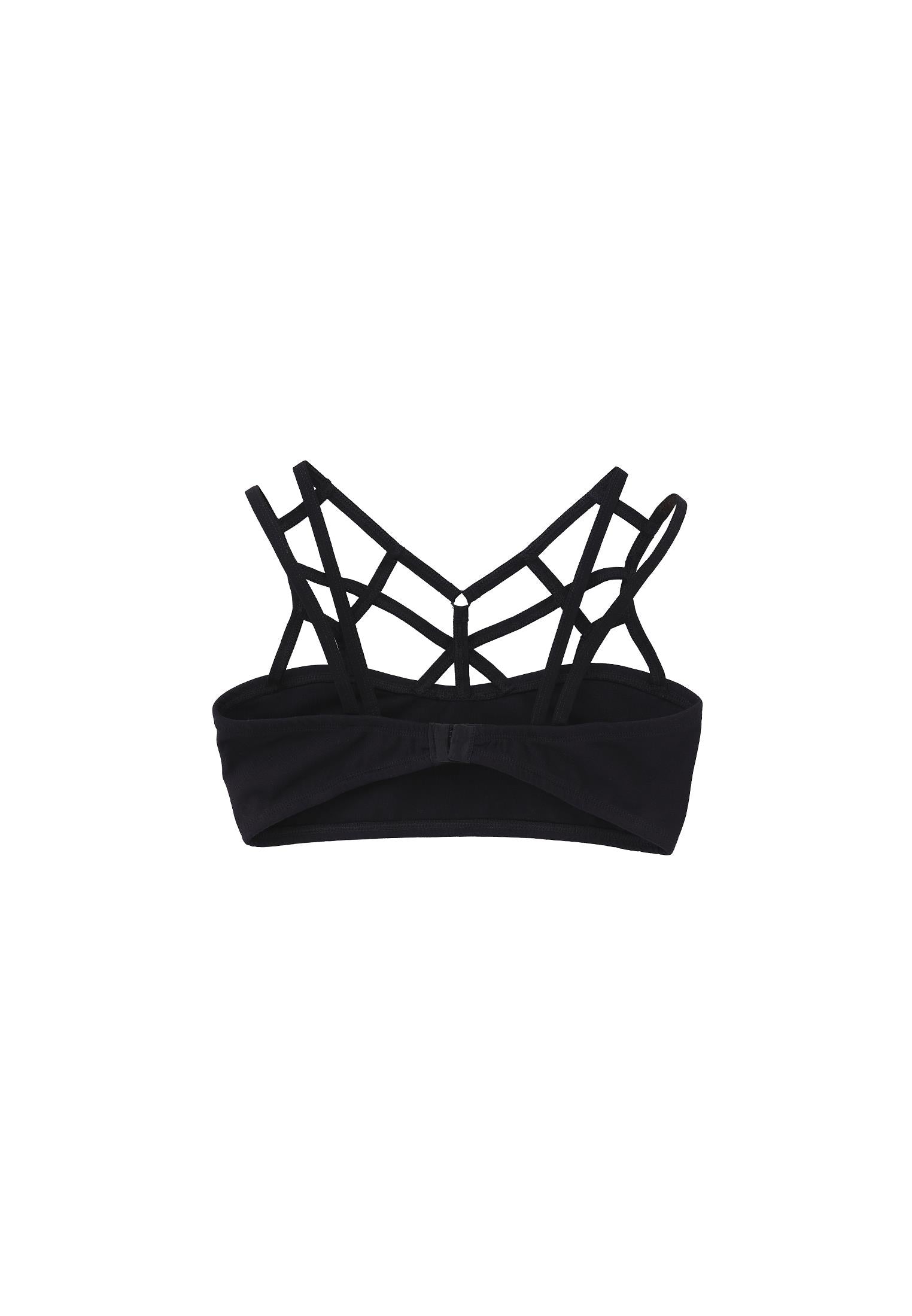 Sweetheart Neck Piped Women's Bustier - BLACK