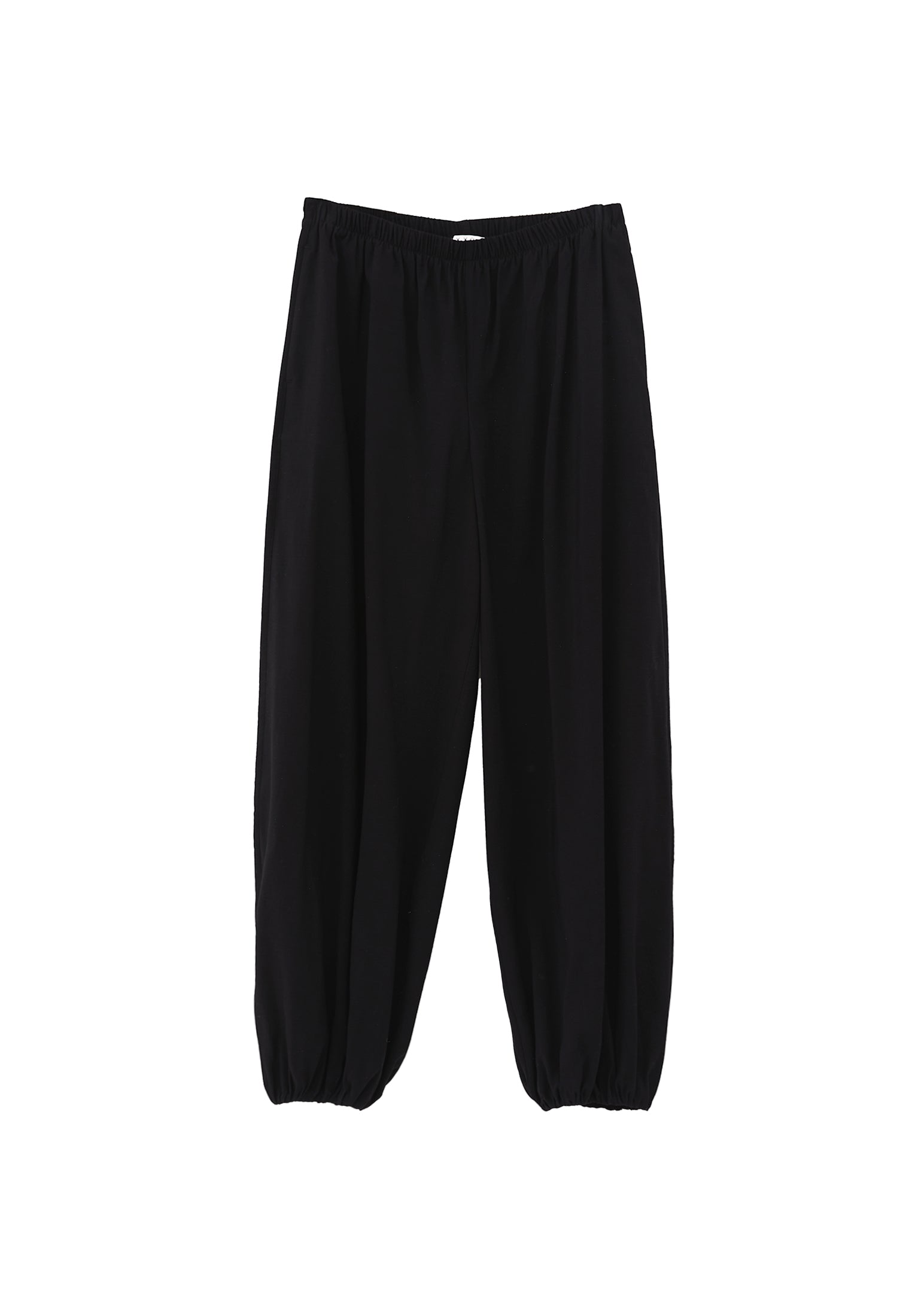 Balloon Form Jogger Pants - BLACK