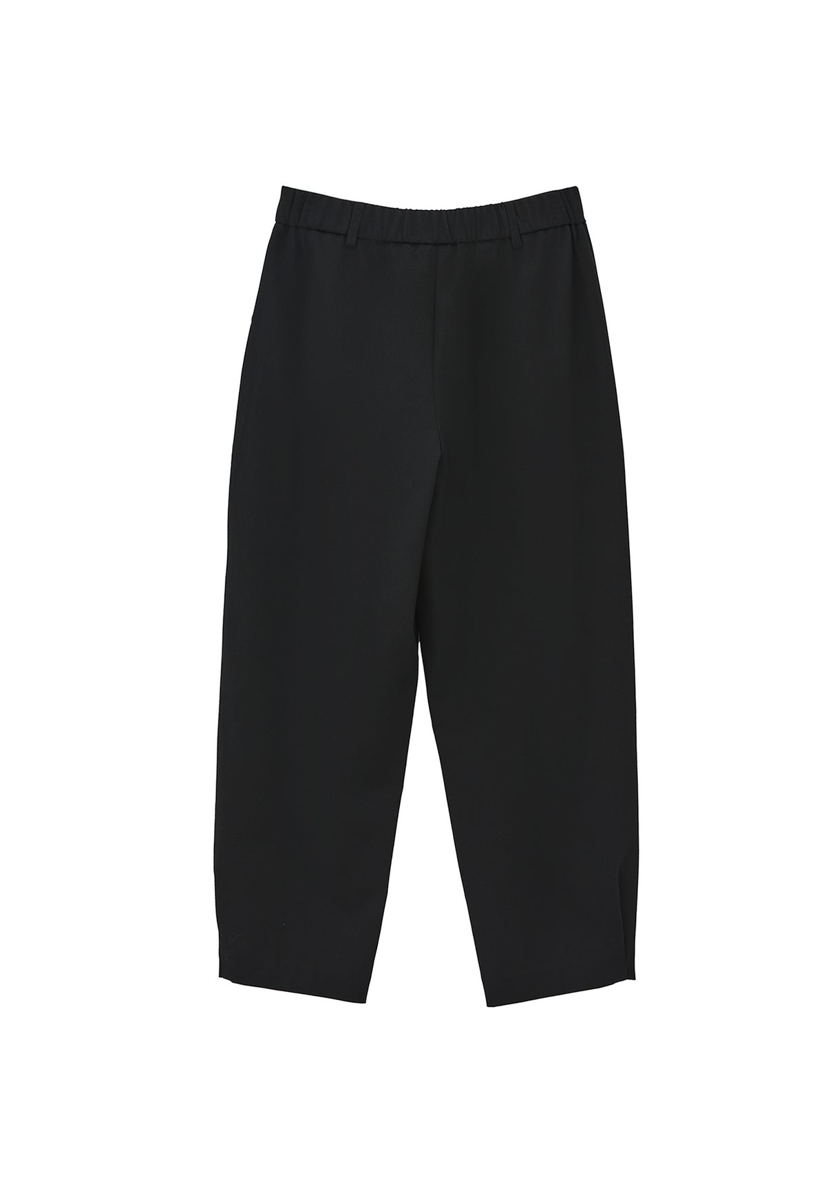 Balloon Form Long Carrot Pants - BLACK