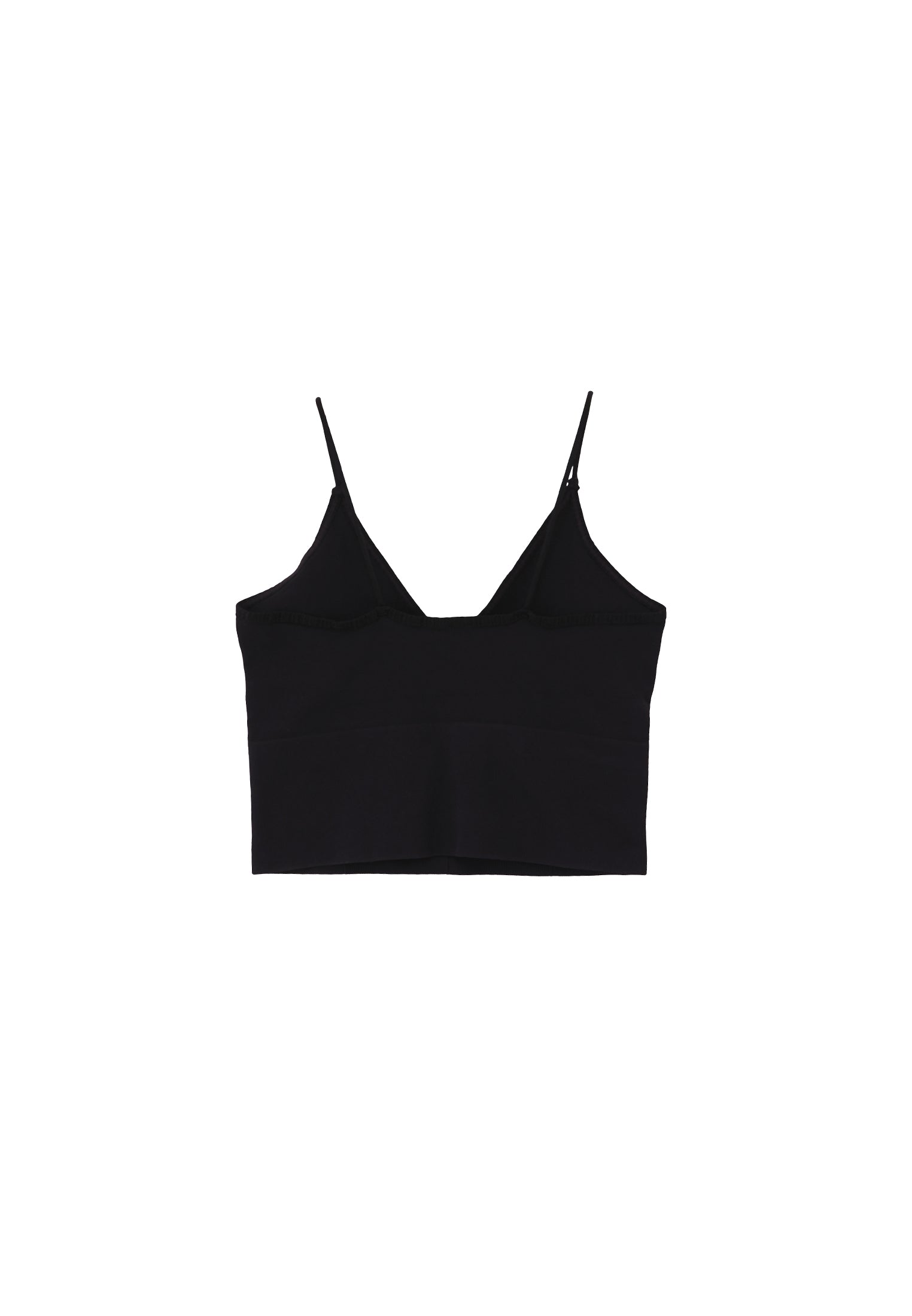 V Neck Tank Top - BLACK