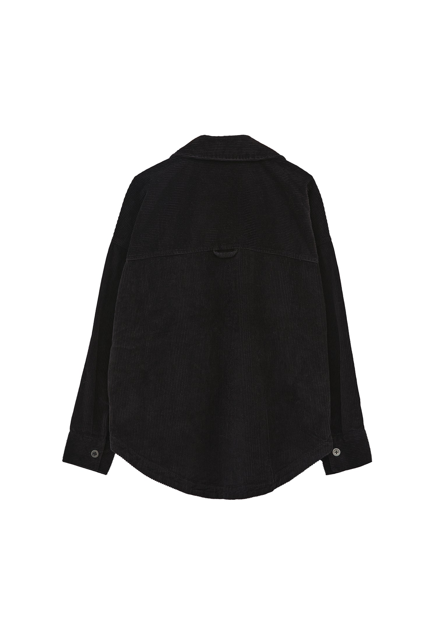 Cotton Oversize Shirt - BLACK