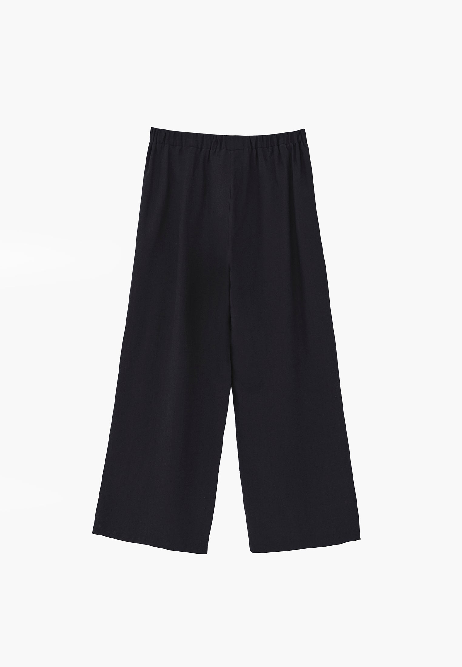 Wide Leg Pants - BLACK