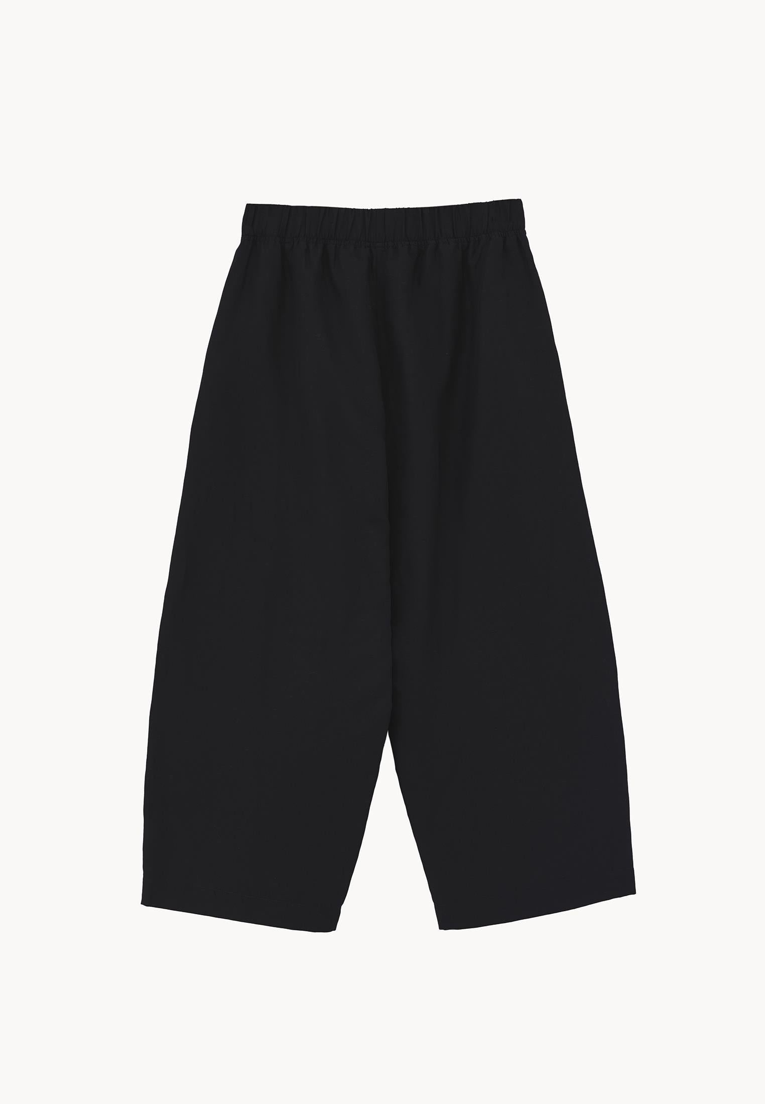 High Waist Carrot Leg Balloon Pants - BLACK