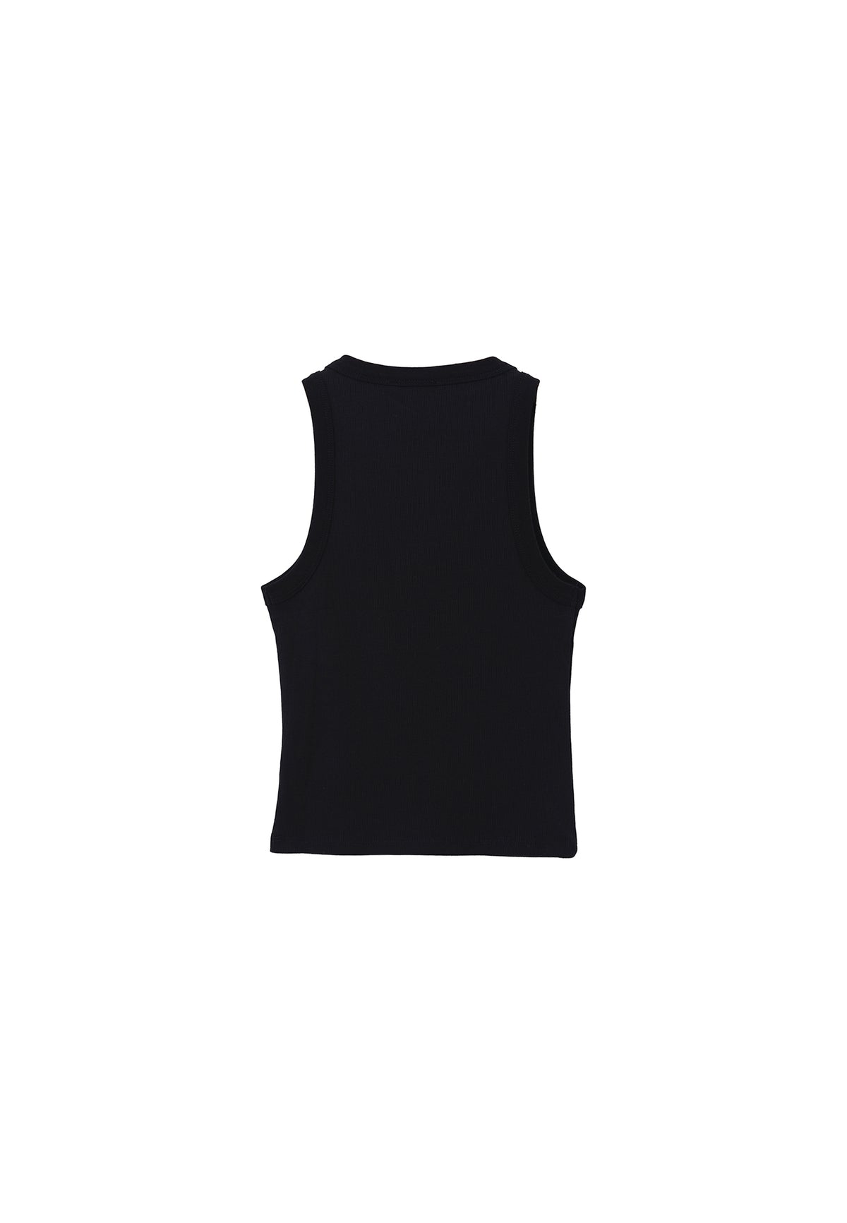 Halter Neck Tank Top - BLACK