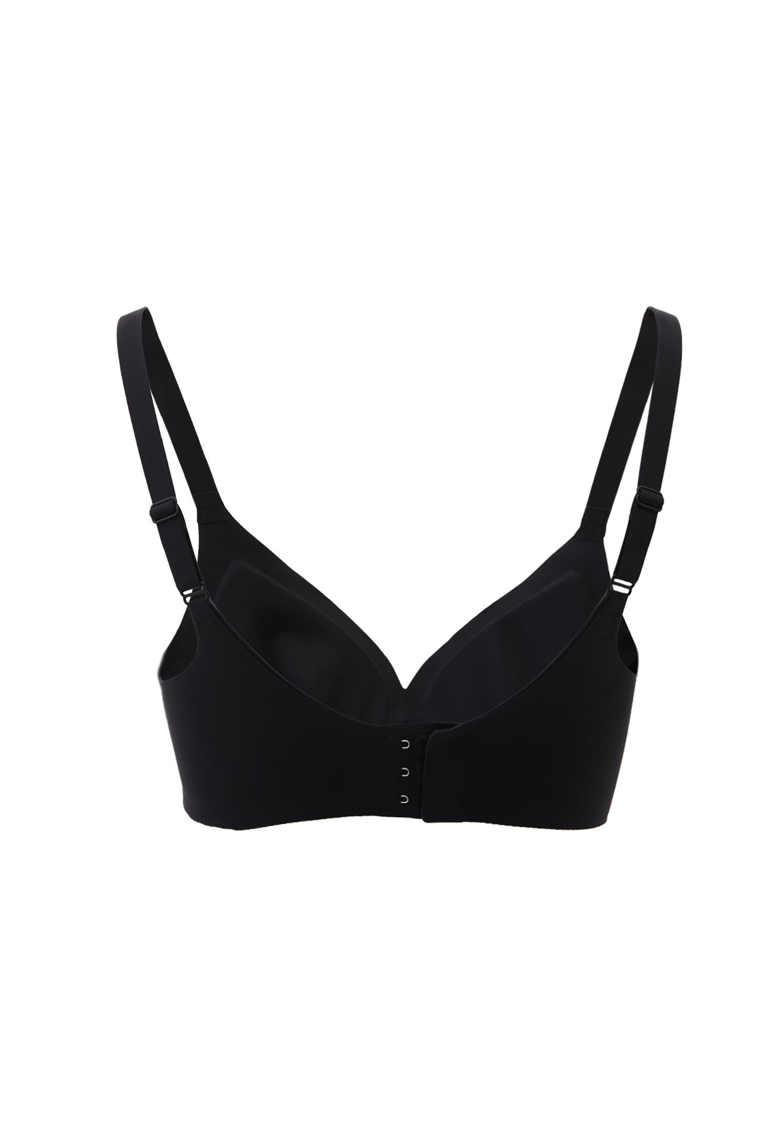 V Neck Bodycon Bustier - BLACK