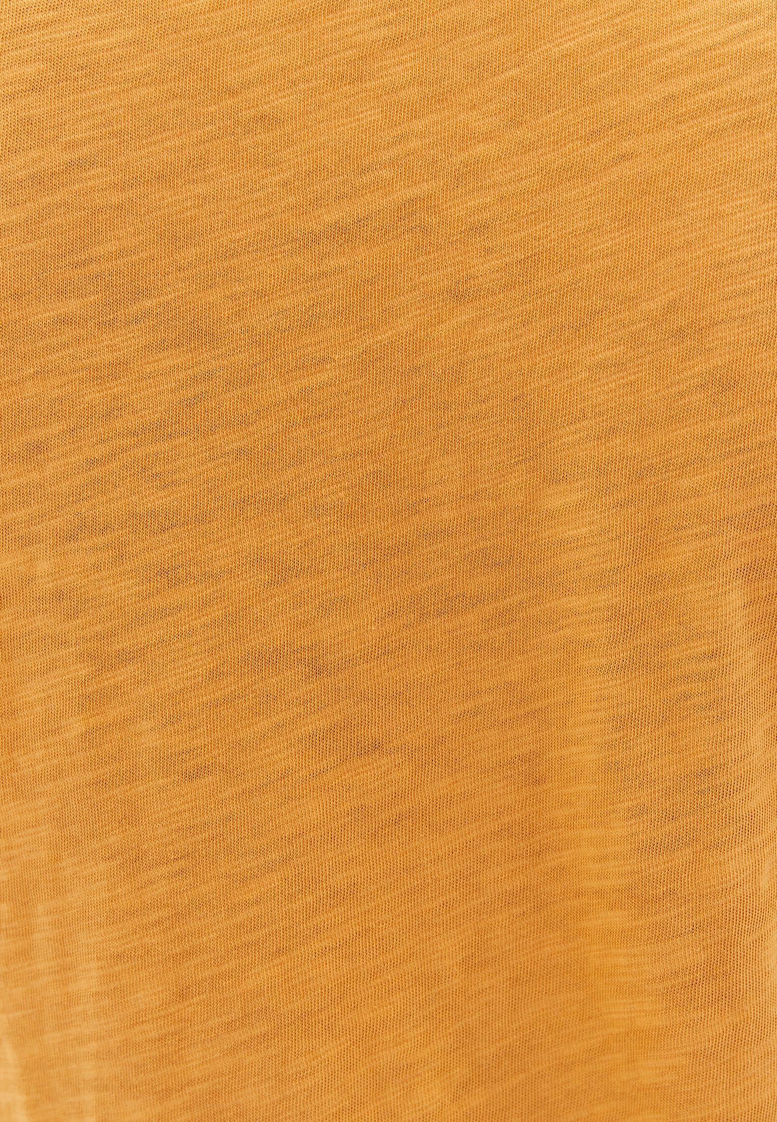 V Neck Loose T-Shirt - BLAZING ORANGE