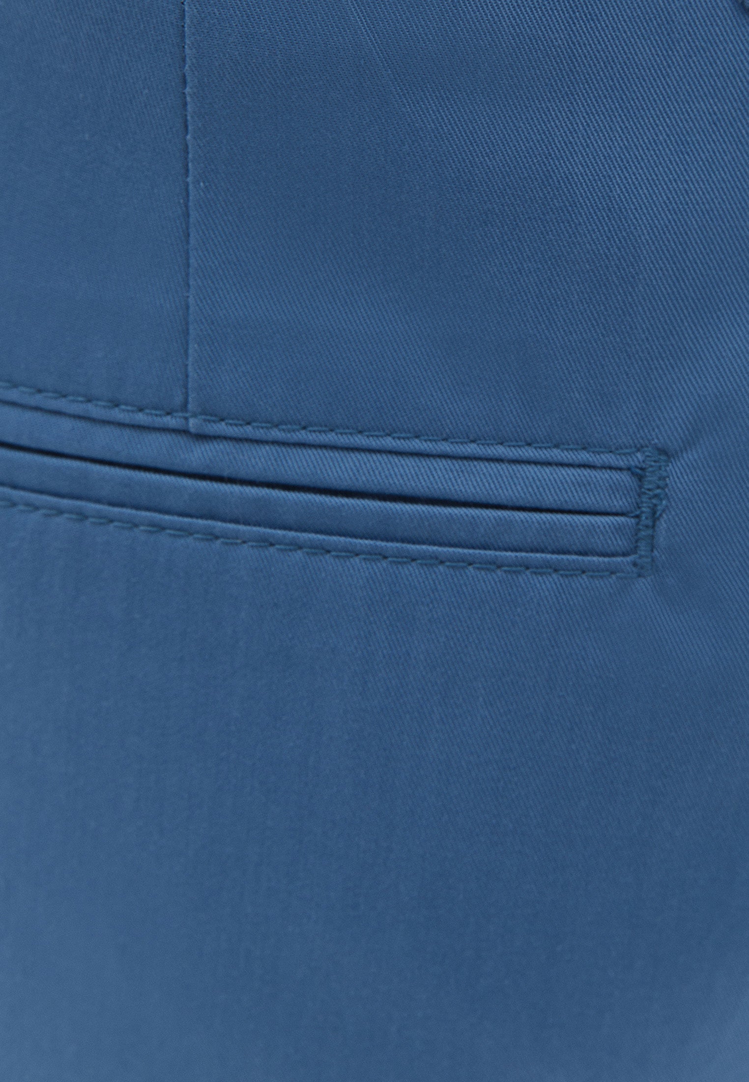 High Waist Straight Leg Shorts - BLUE HEAVEN