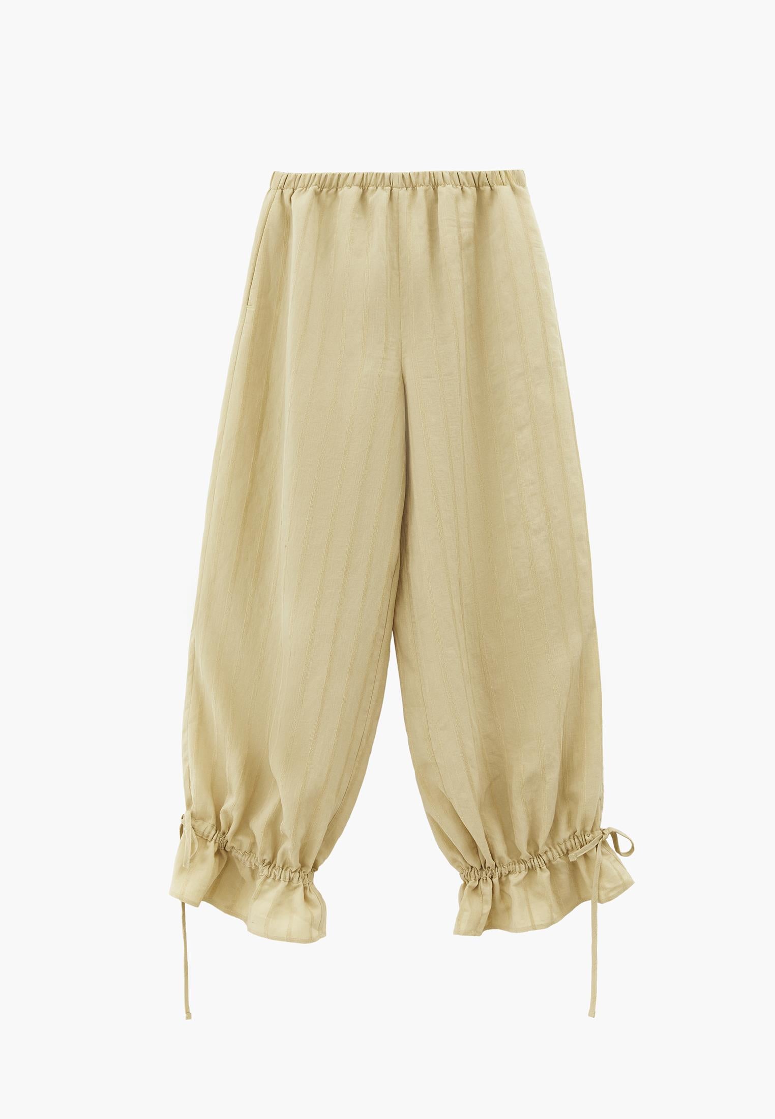 Tie-Waist High Rise Jogger Pants - BOG