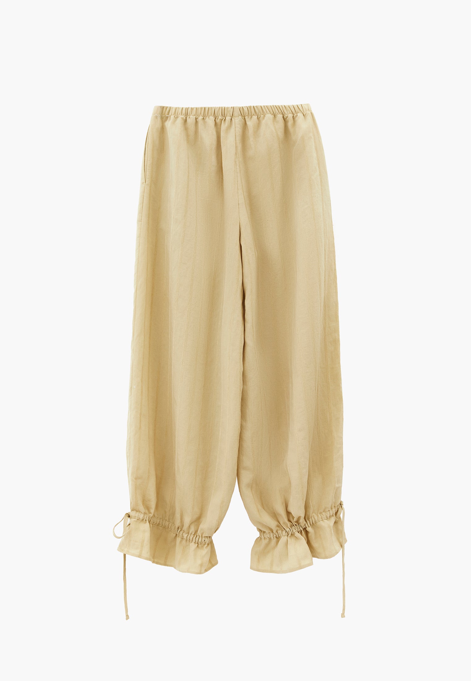 Tie-Waist High Rise Jogger Pants - BOG