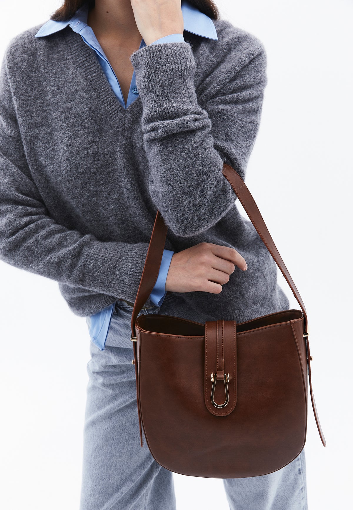 Stylish Bag - BRUNETTE COMB