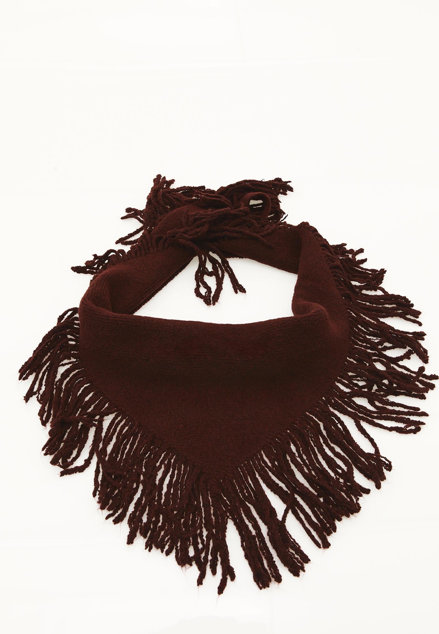 Scarf Shawl Design - CABERNET