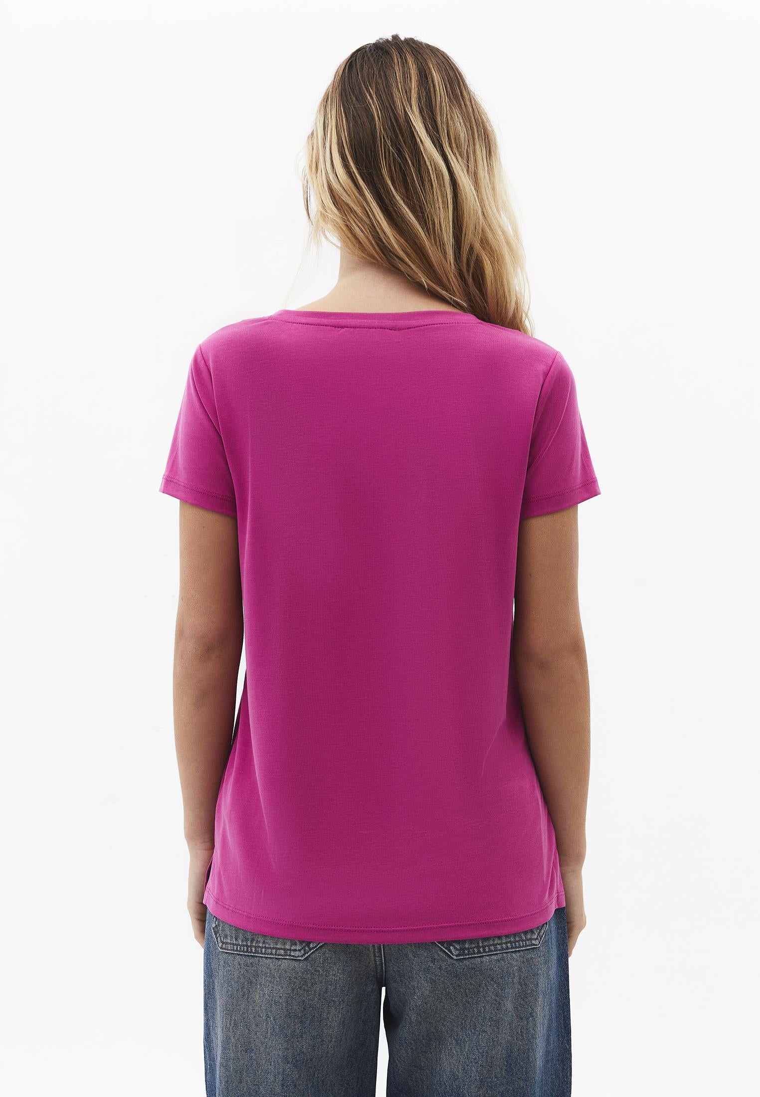 V Neck T-Shirt - CACTUS FLOWER