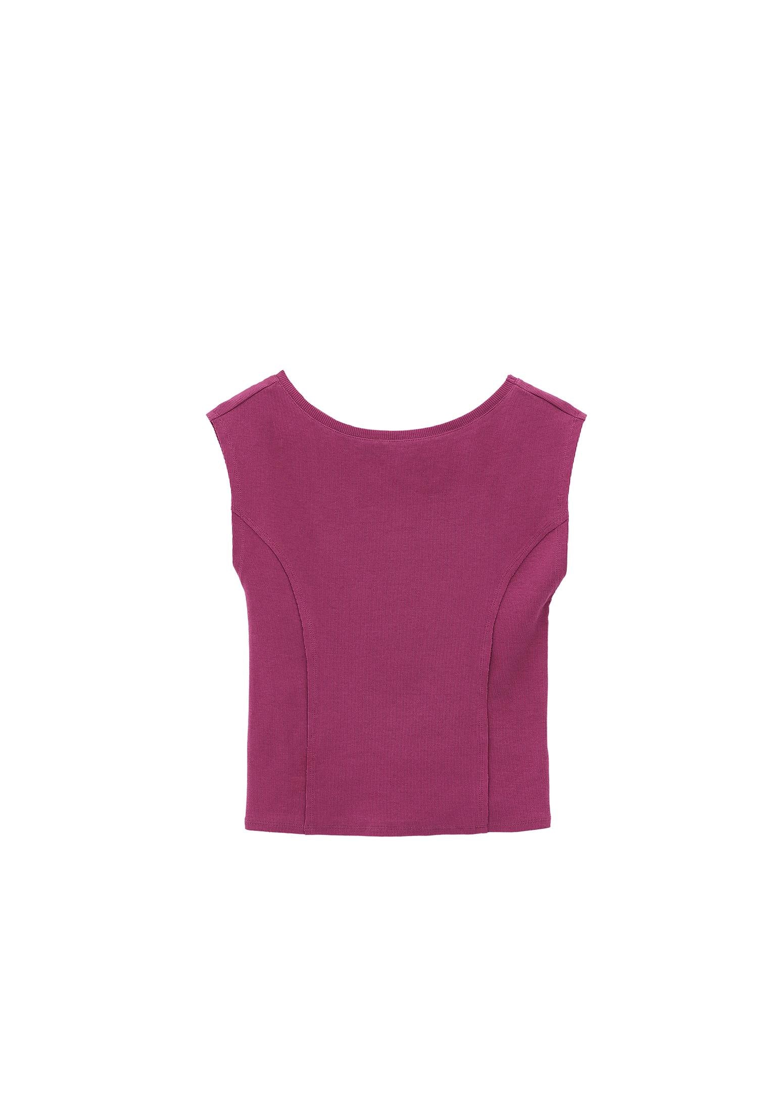 Boat Neck Short Sleeve Bodycon T-Shirt - CACTUS FLOWER