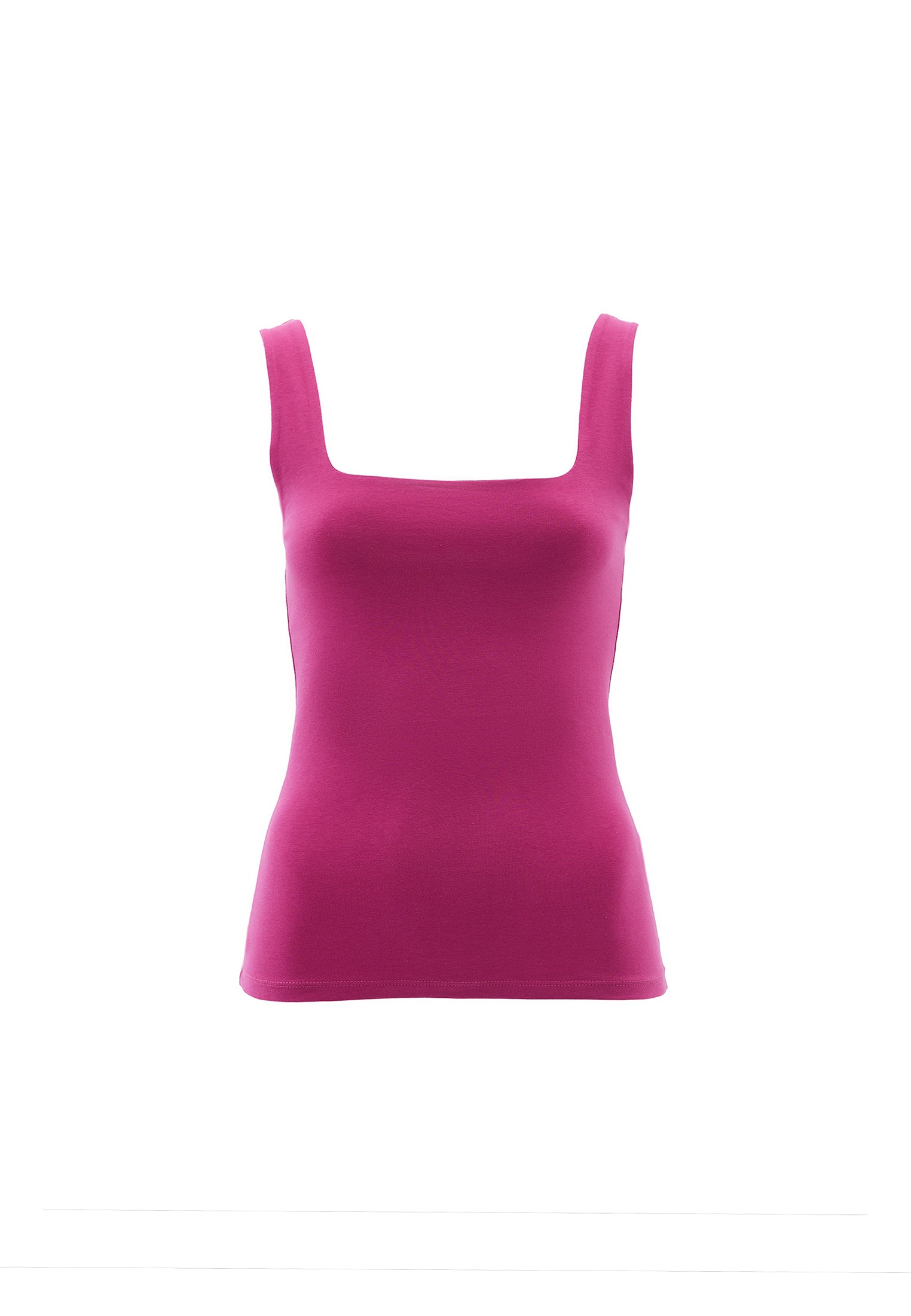 Square Neck Tank Top - CACTUS FLOWER
