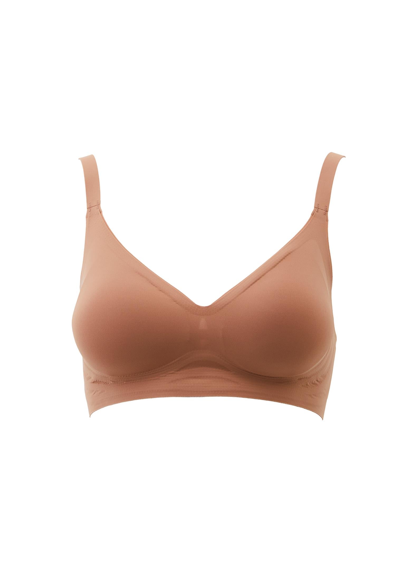 V Neck Bodycon Bustier - CAFE AU LAIT