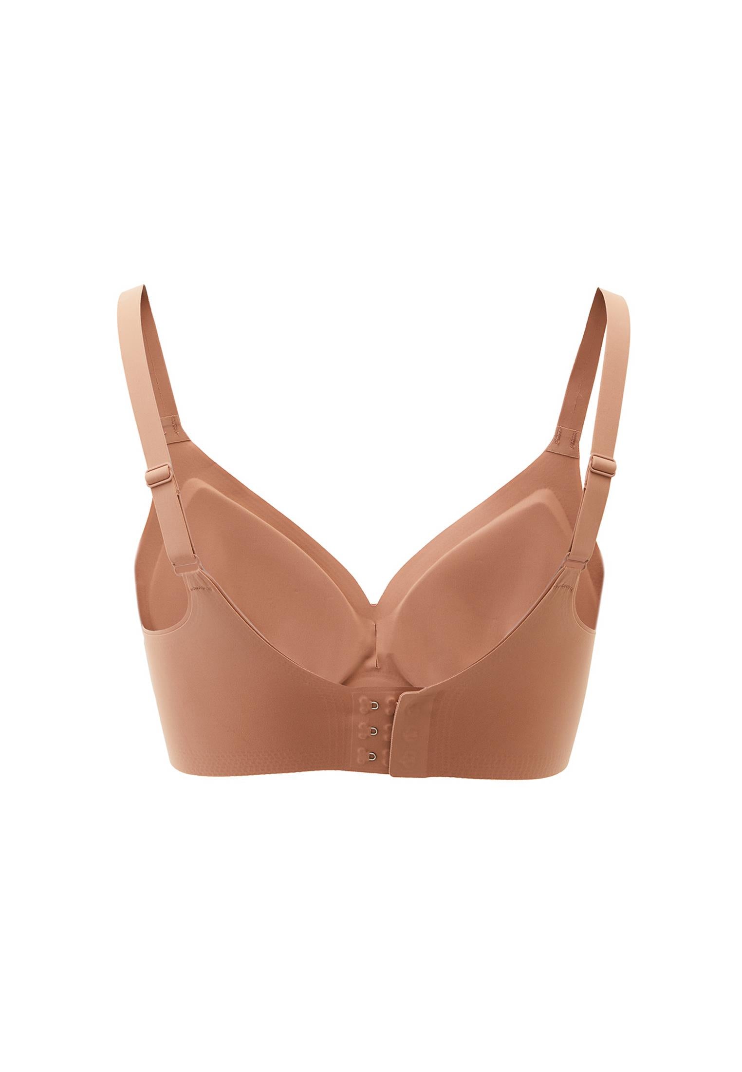 V Neck Bodycon Bustier - CAFE AU LAIT