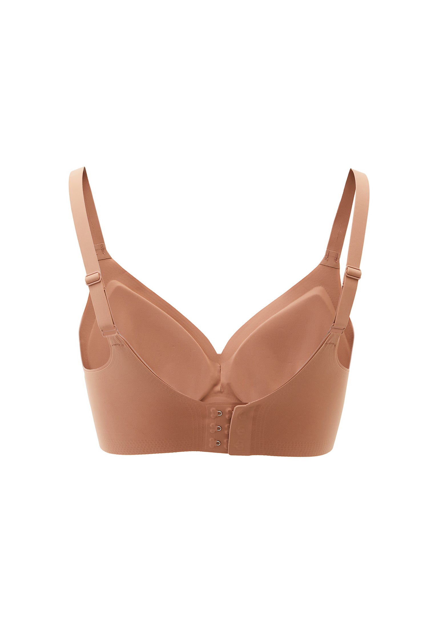 V Neck Sleeveless Bodycon Bustier - CAFE AU LAIT