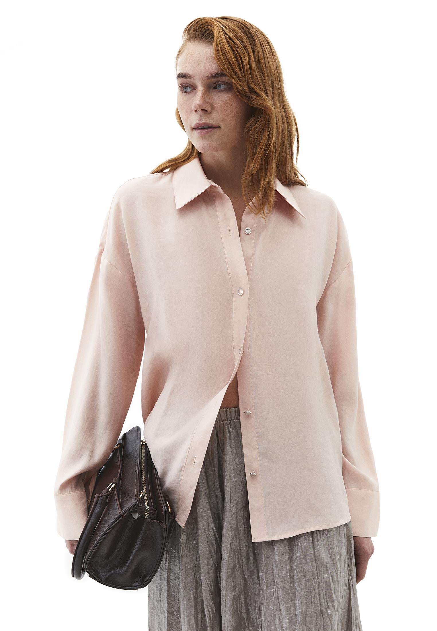 Tunic Cut Shirt With Button Details - CAMEO ROSE