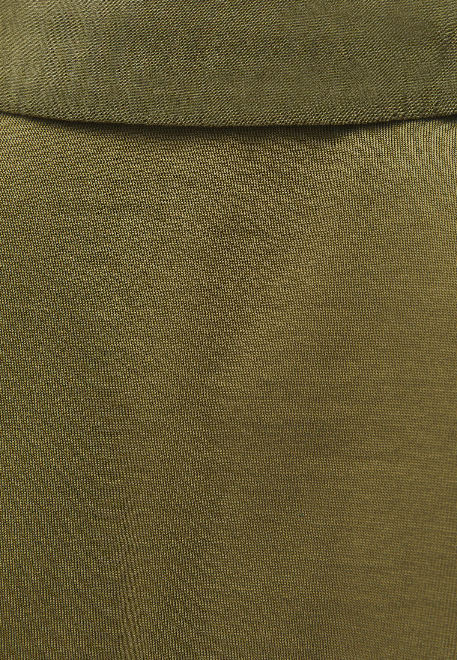 Button Detailed Polo Neck T-Shirt - CAPULET OLIVE