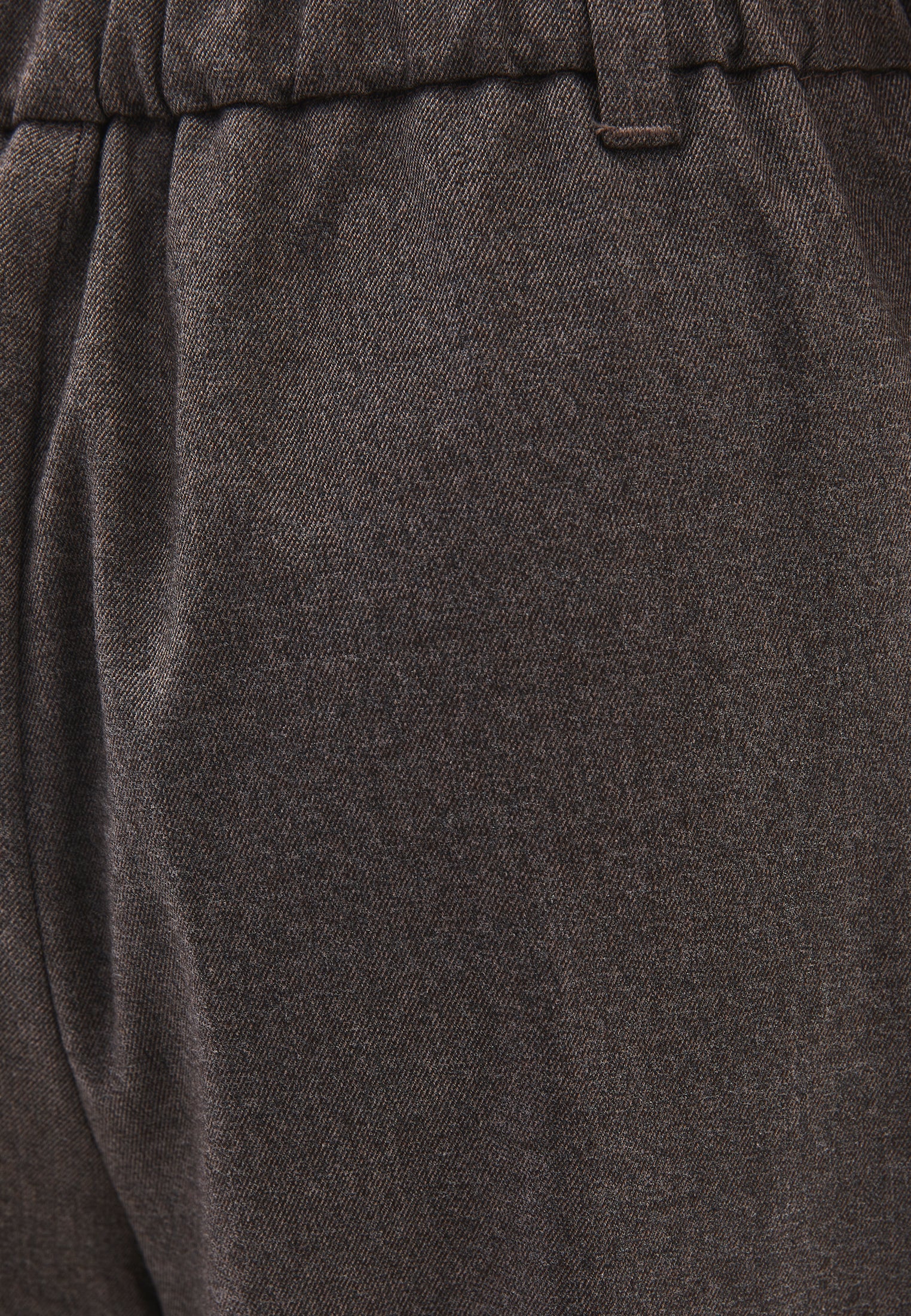 Wide Leg High Waist Trousers - CARAFE MELANGE
