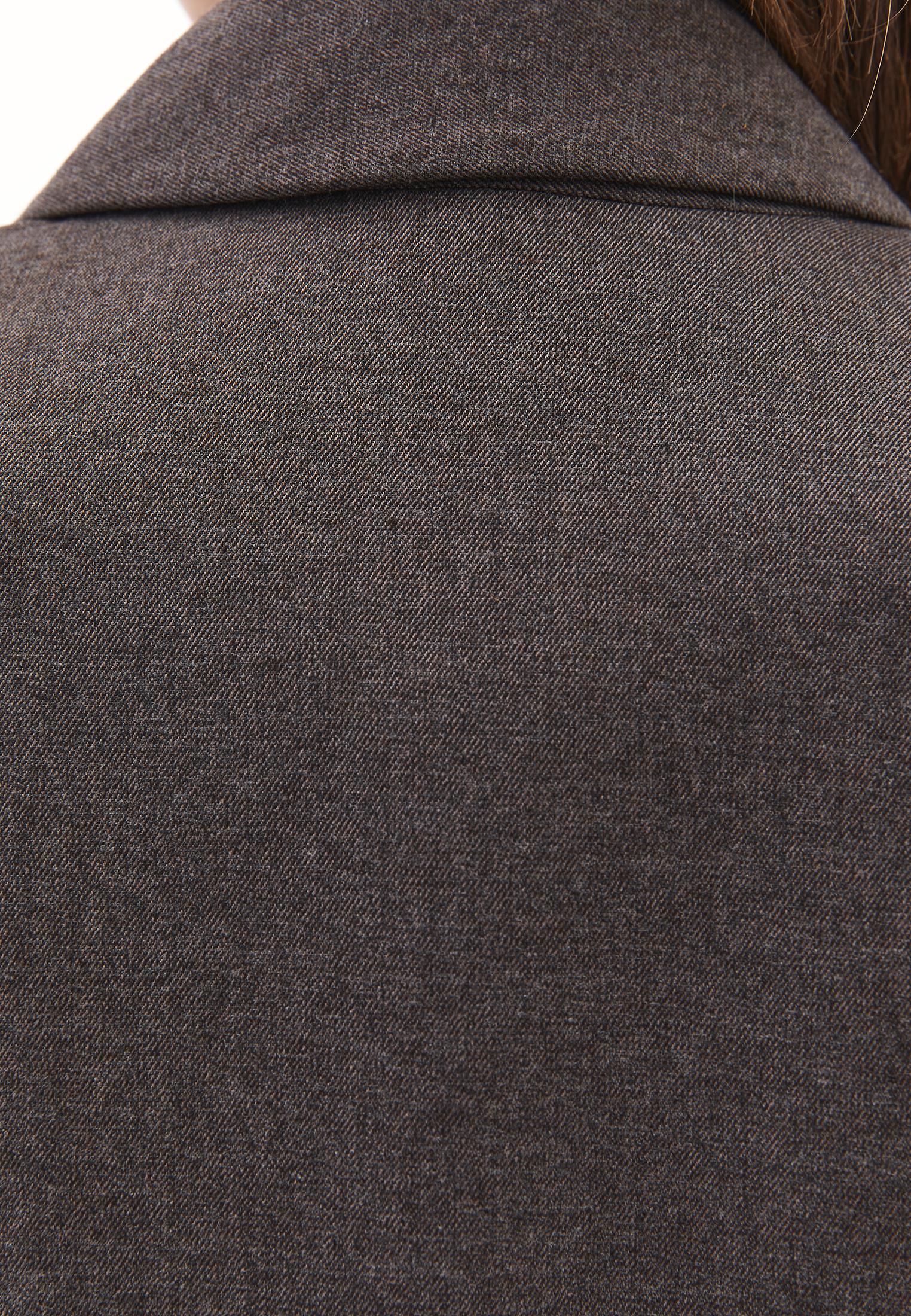 Double Breasted Lapel Oversize Blazer - CARAFE MELANGE