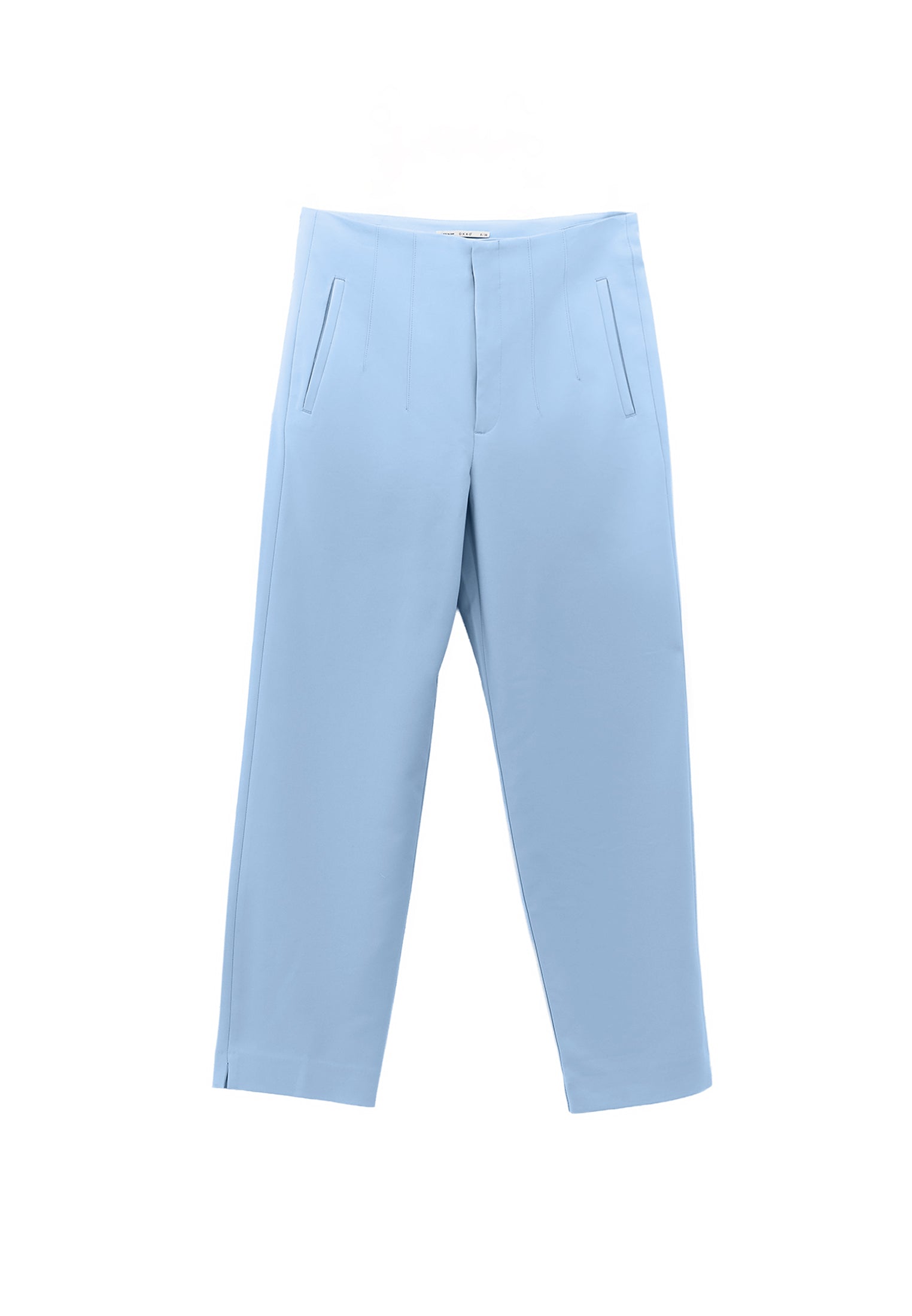 Ultra High Waist Carrot Pants - CHAMBRAY BLUE