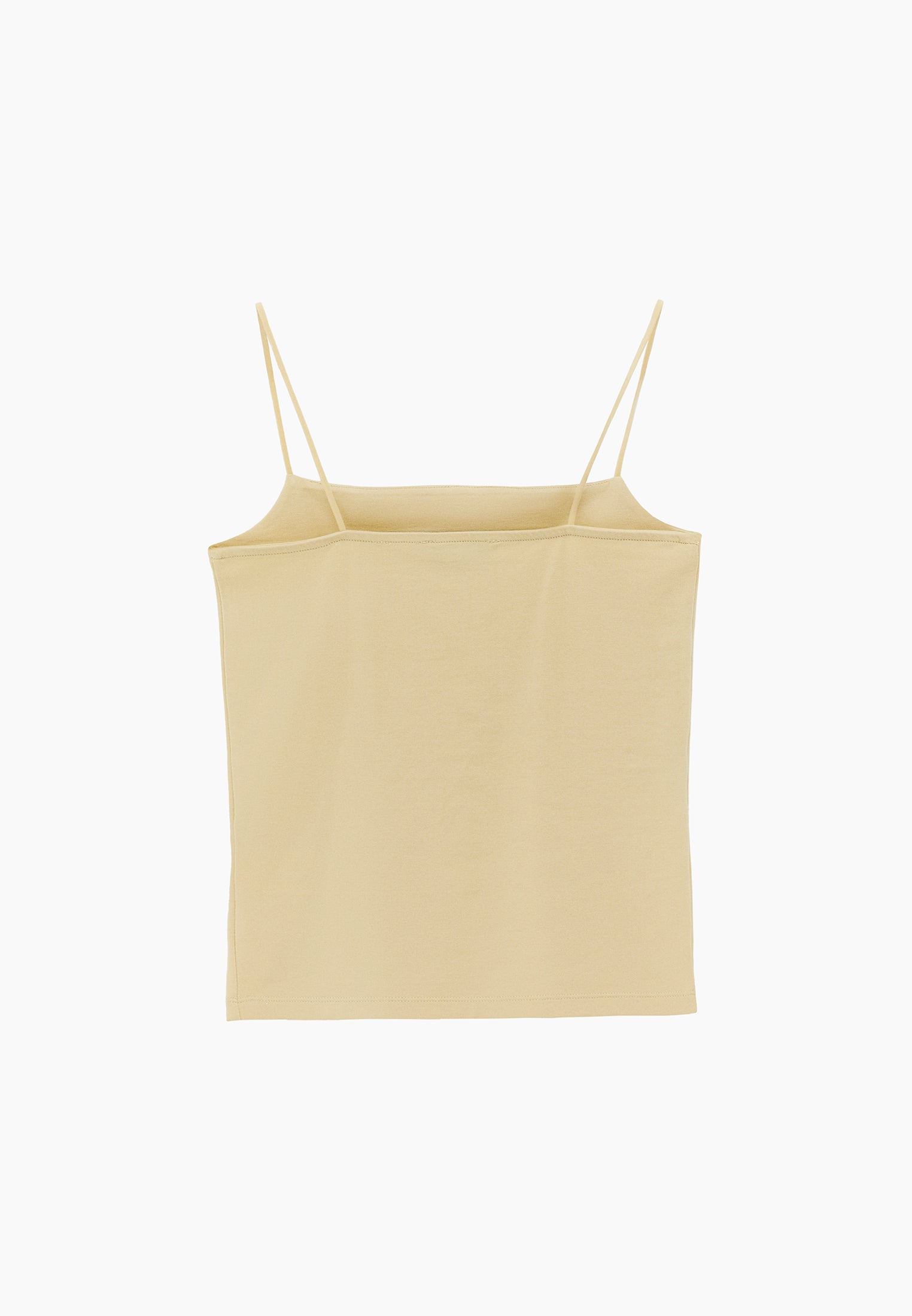 Wide Neck Tank Top - CHINO GREEN