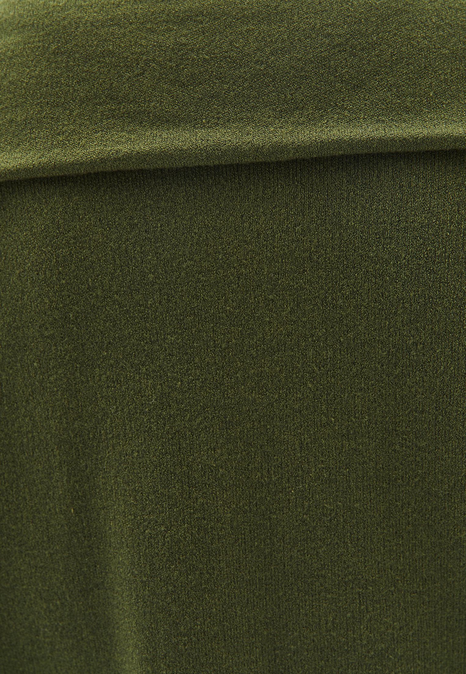 Polo Neck Viscose Sweater - CHIVE
