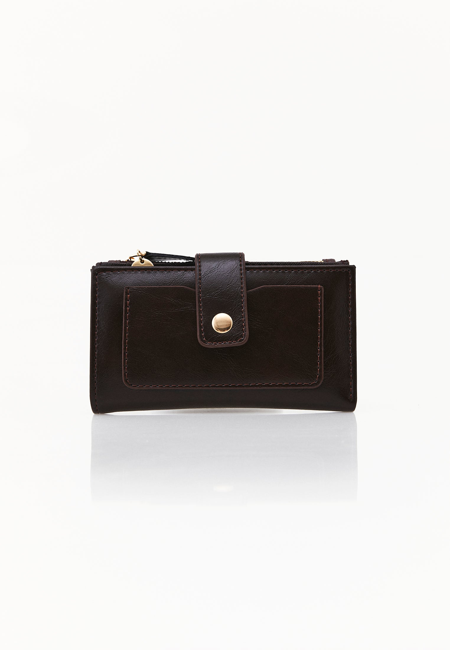 Women's Wallet - CHOCOLATE BROWN