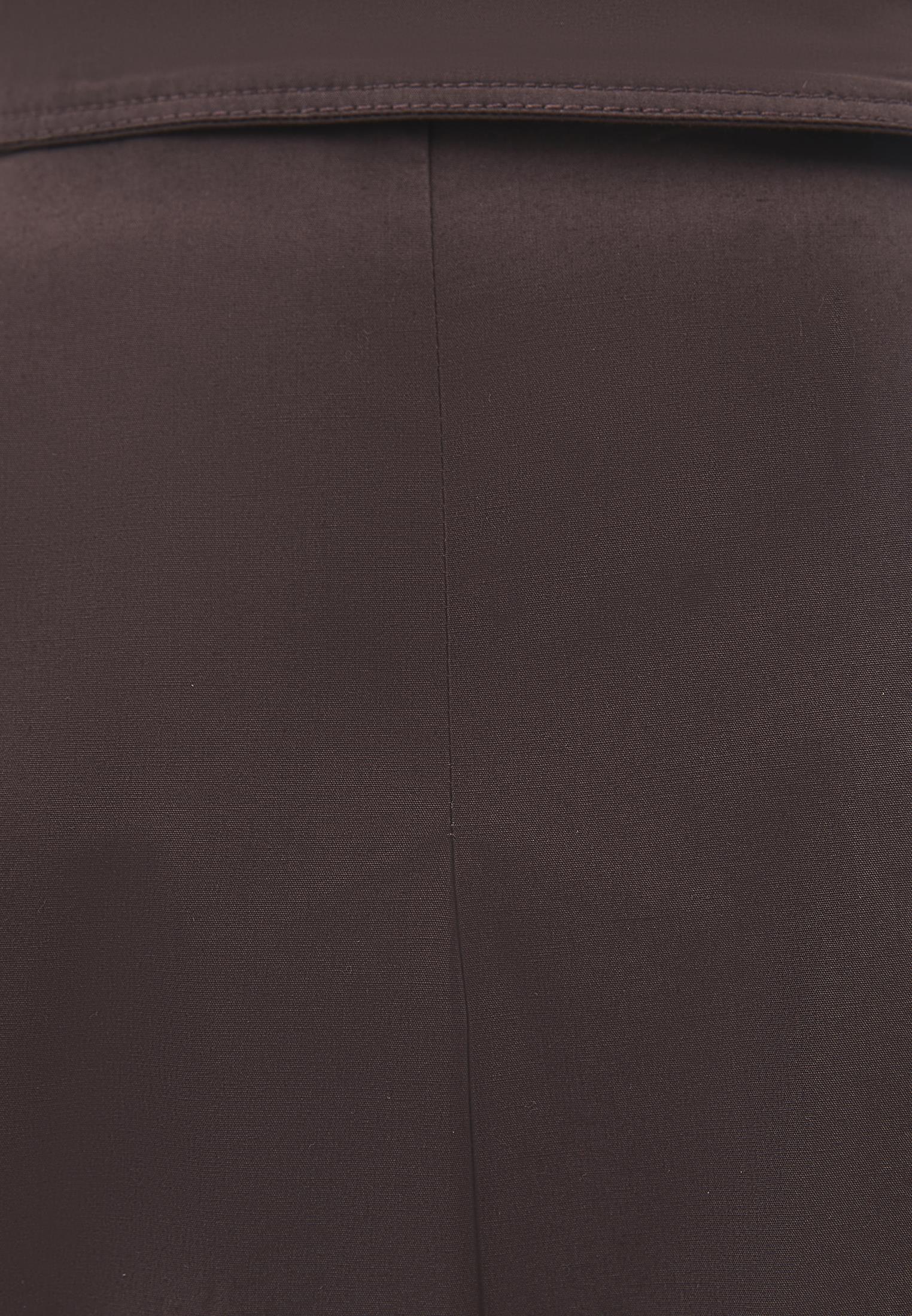 Belted Long Oversize Trench Coat - CHOCOLATE BROWN