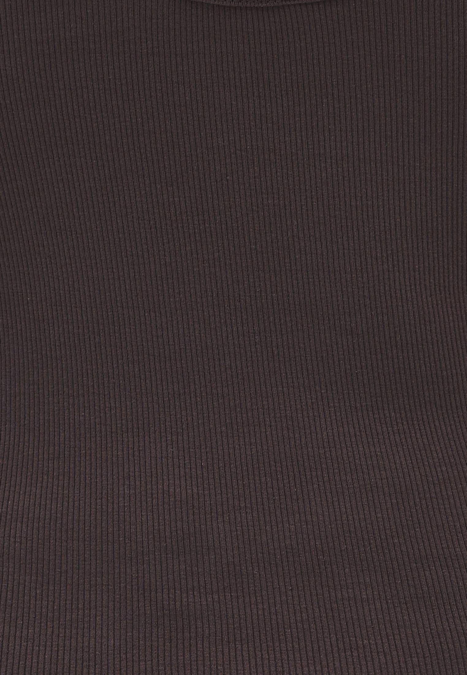 U Neck Tank Top - CHOCOLATE BROWN
