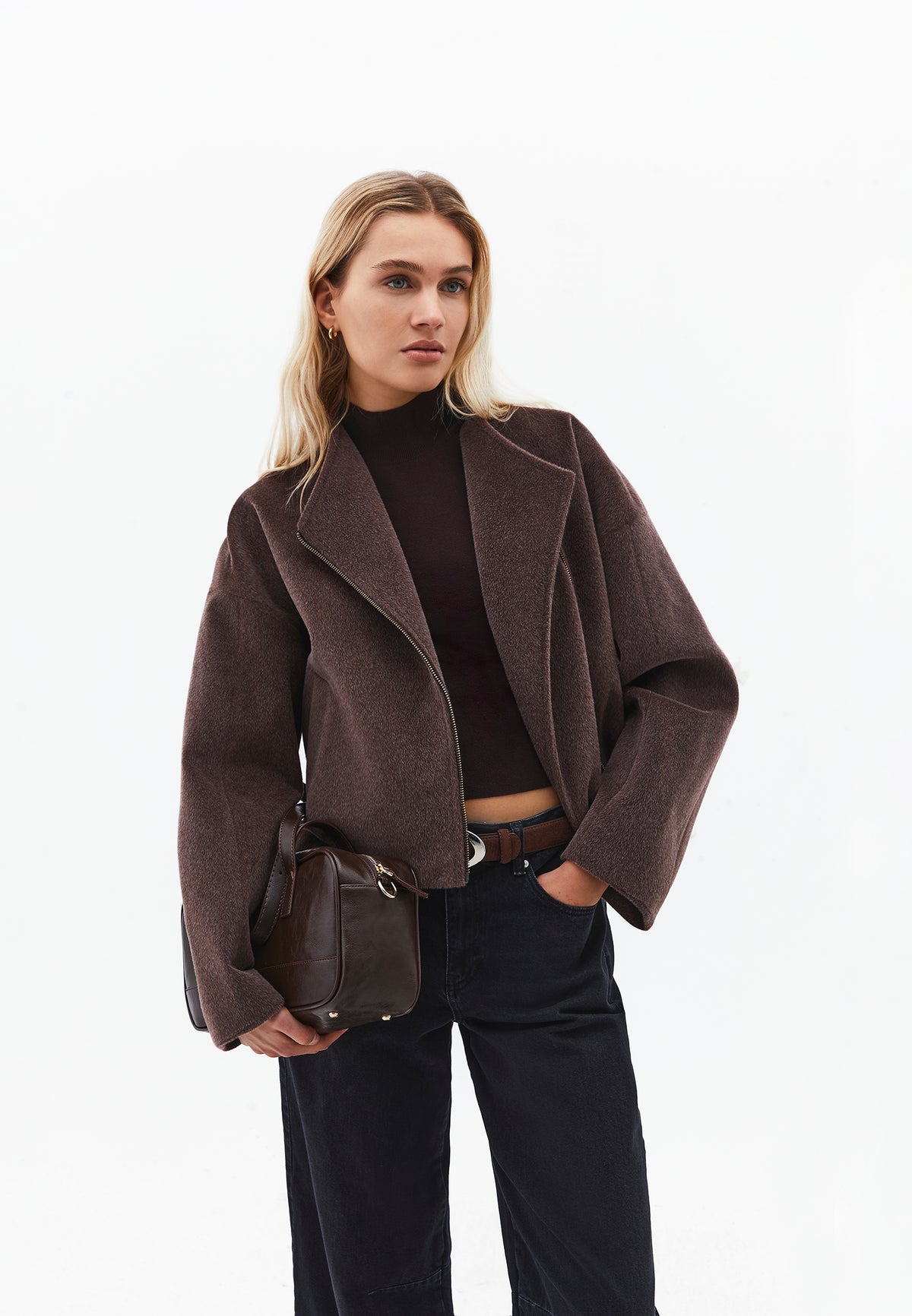 Women's Outerwear Coat - CHOCOLATE TORTE