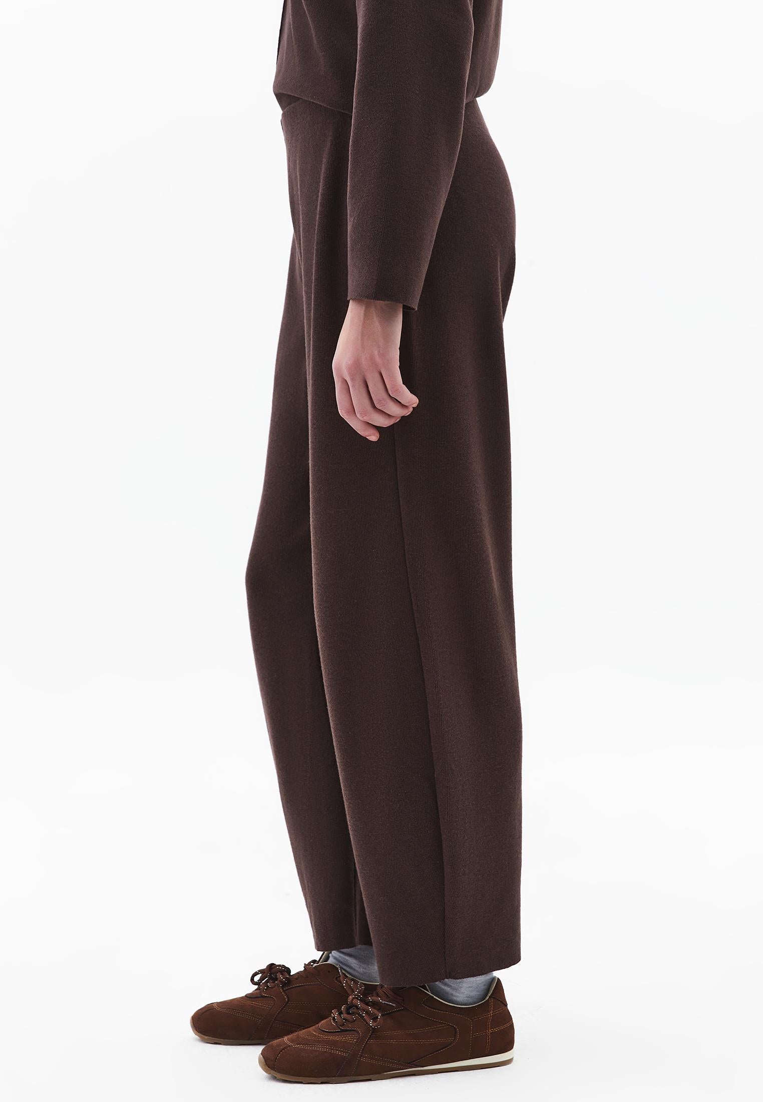 Regular Waist Straight Leg Pants - CHOCOLATE TORTE