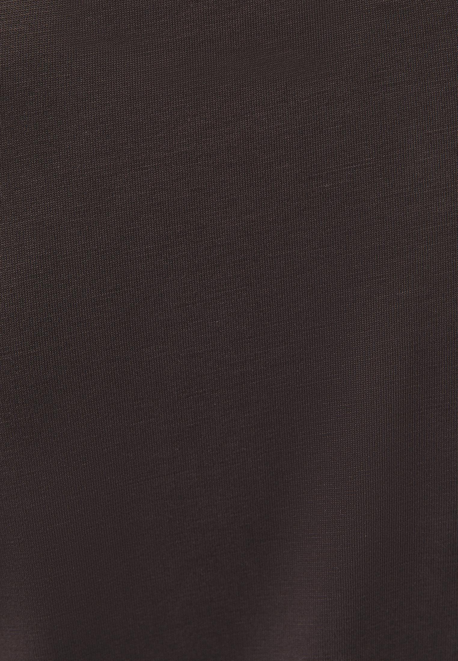 Short Sleeve V Neck T-Shirt - CHOCOLATE TORTE