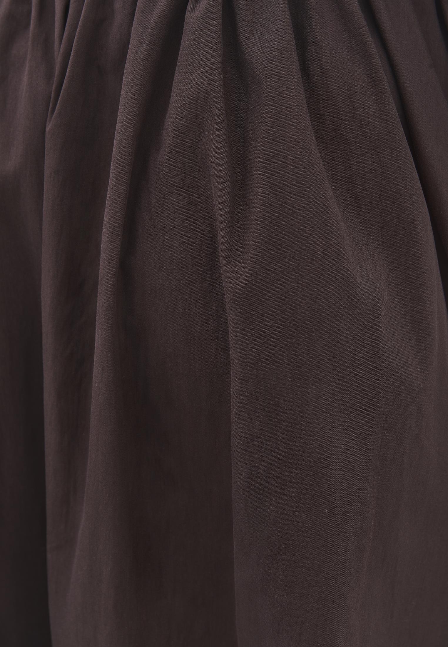 A-Line Long Skirt - CHOCOLATE TORTE