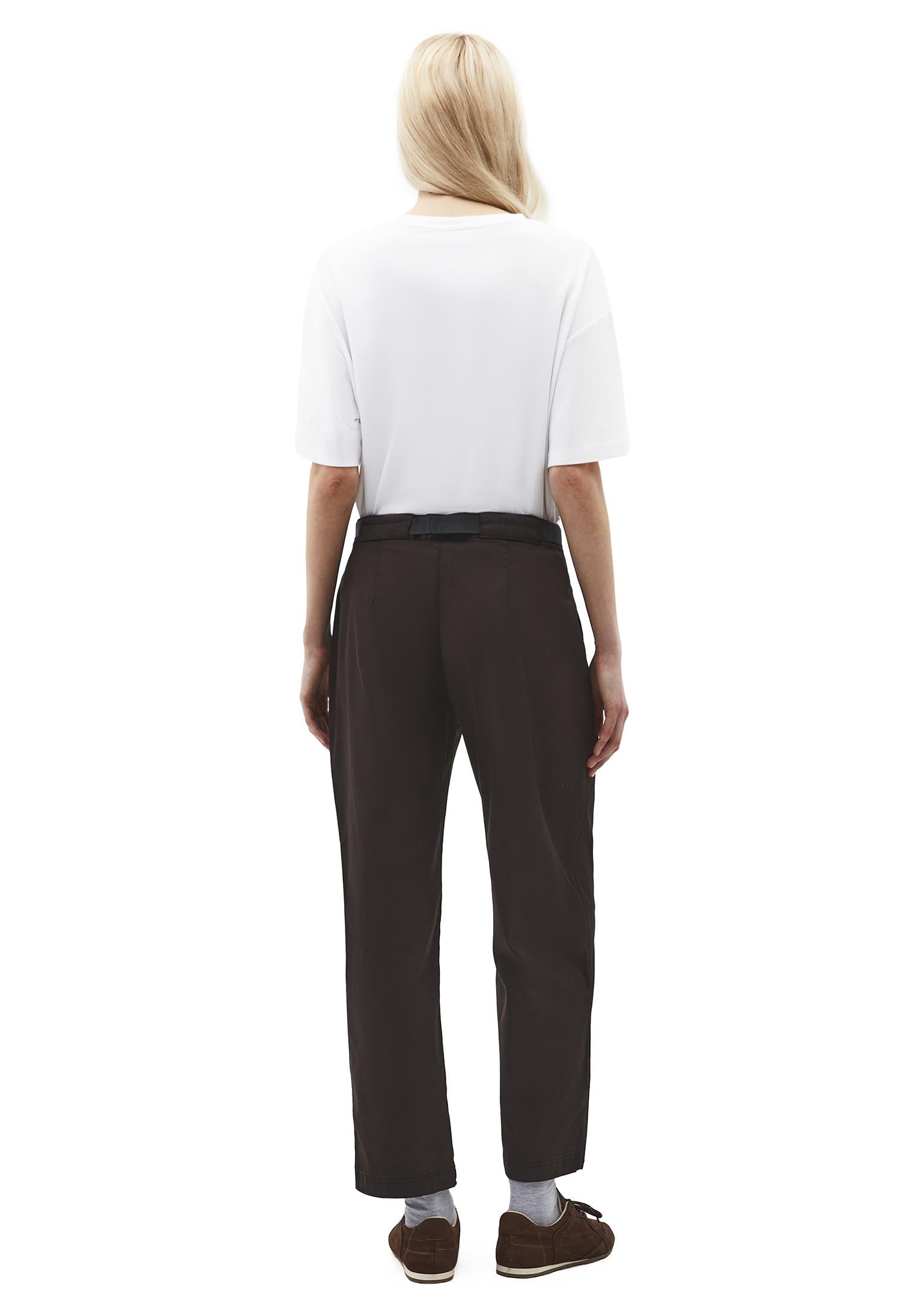 Carrot Fit Trousers - CHOCOLATE TORTE