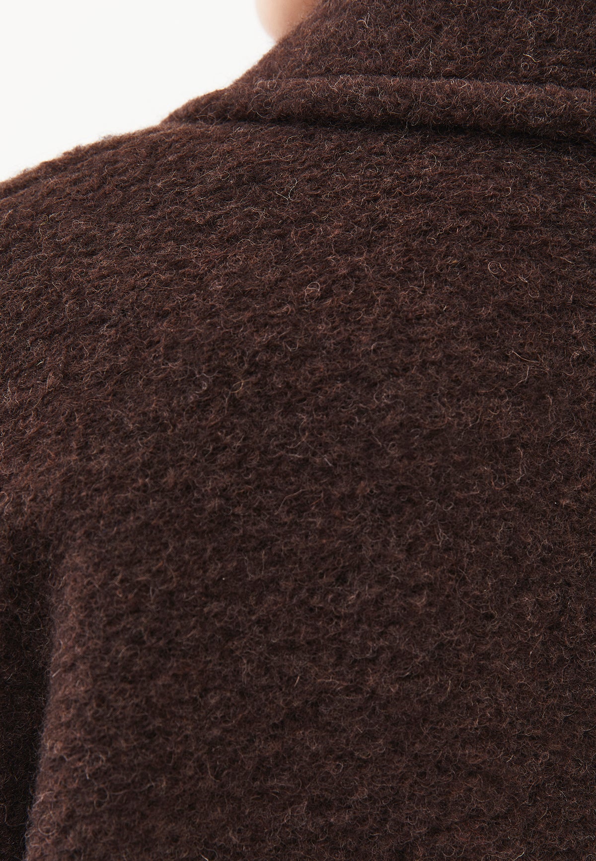 Wrap Long Coat - CHOCOLATE TORTE
