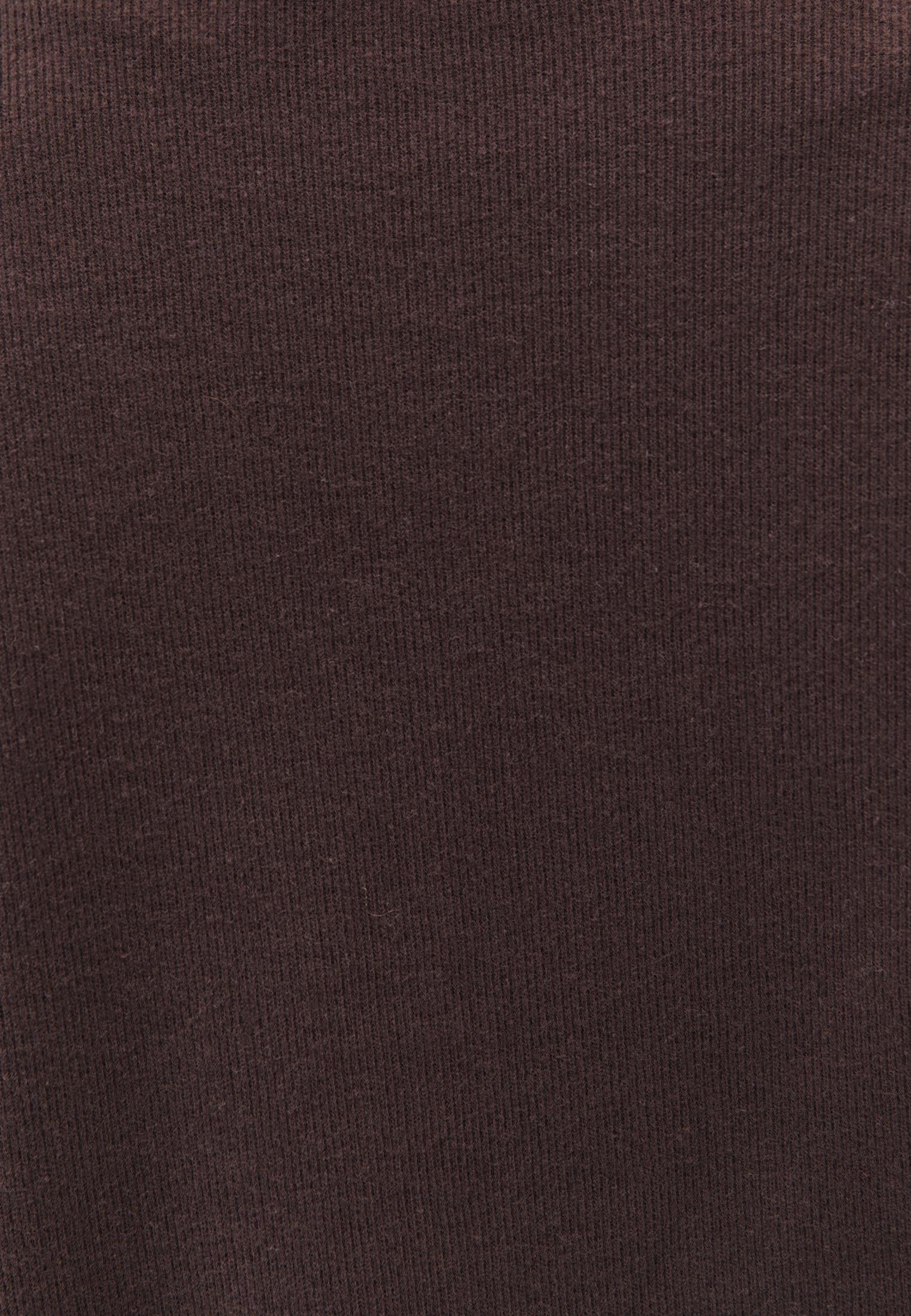 Loose V-Neck Sweater - CHOCOLATE TORTE