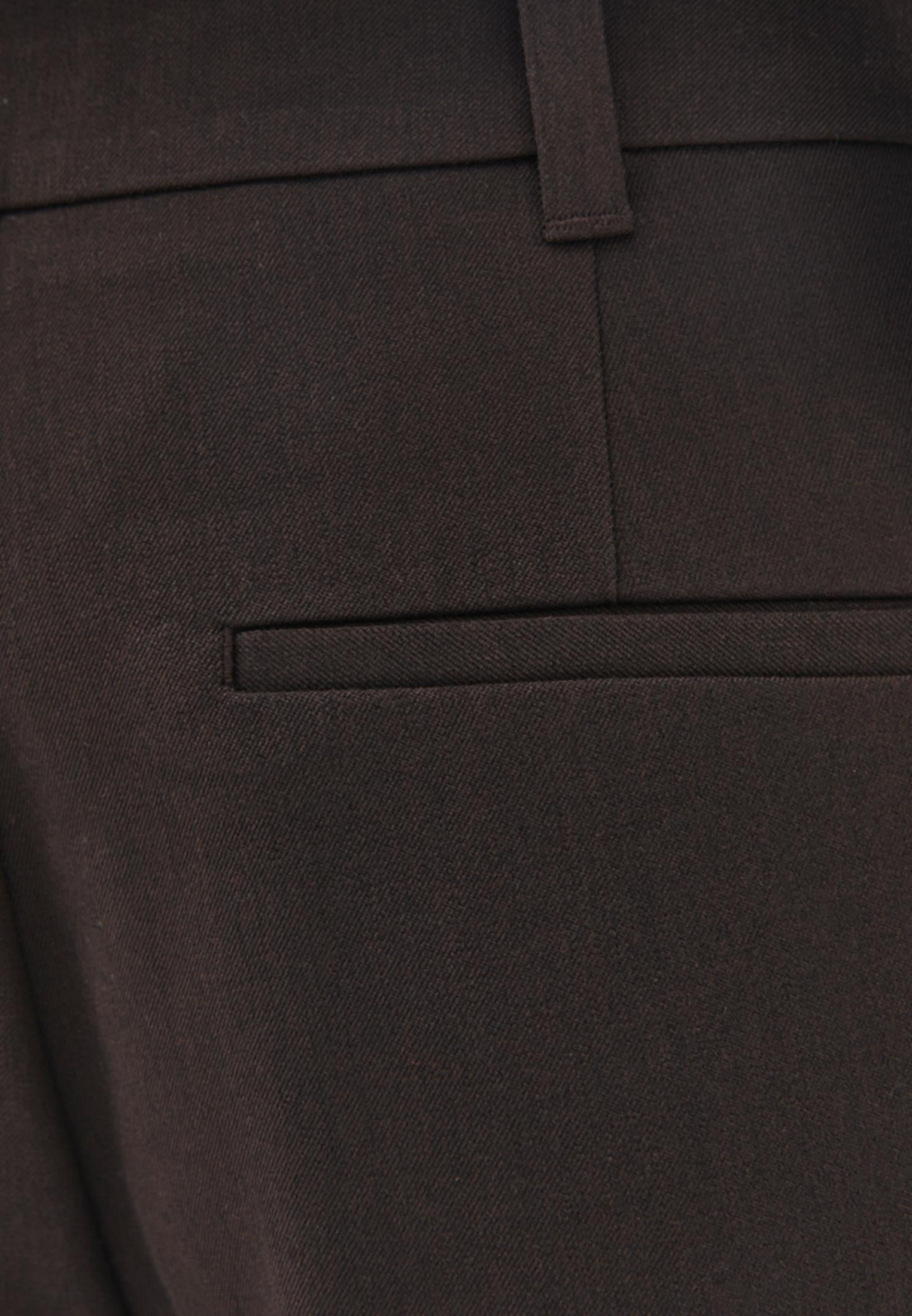 High Waist Wide Leg Pleated Pants - CHOCOLATE TORTE