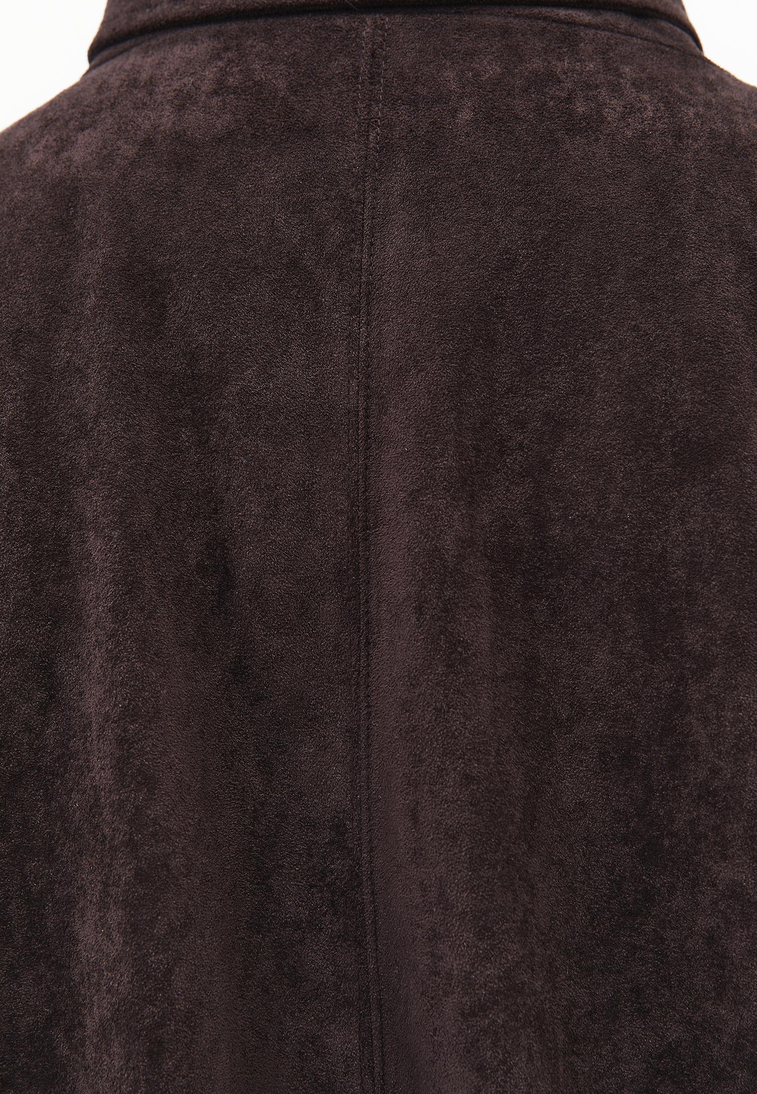 Oversized Jacket With Pleated Details - CHOCOLATE TORTE