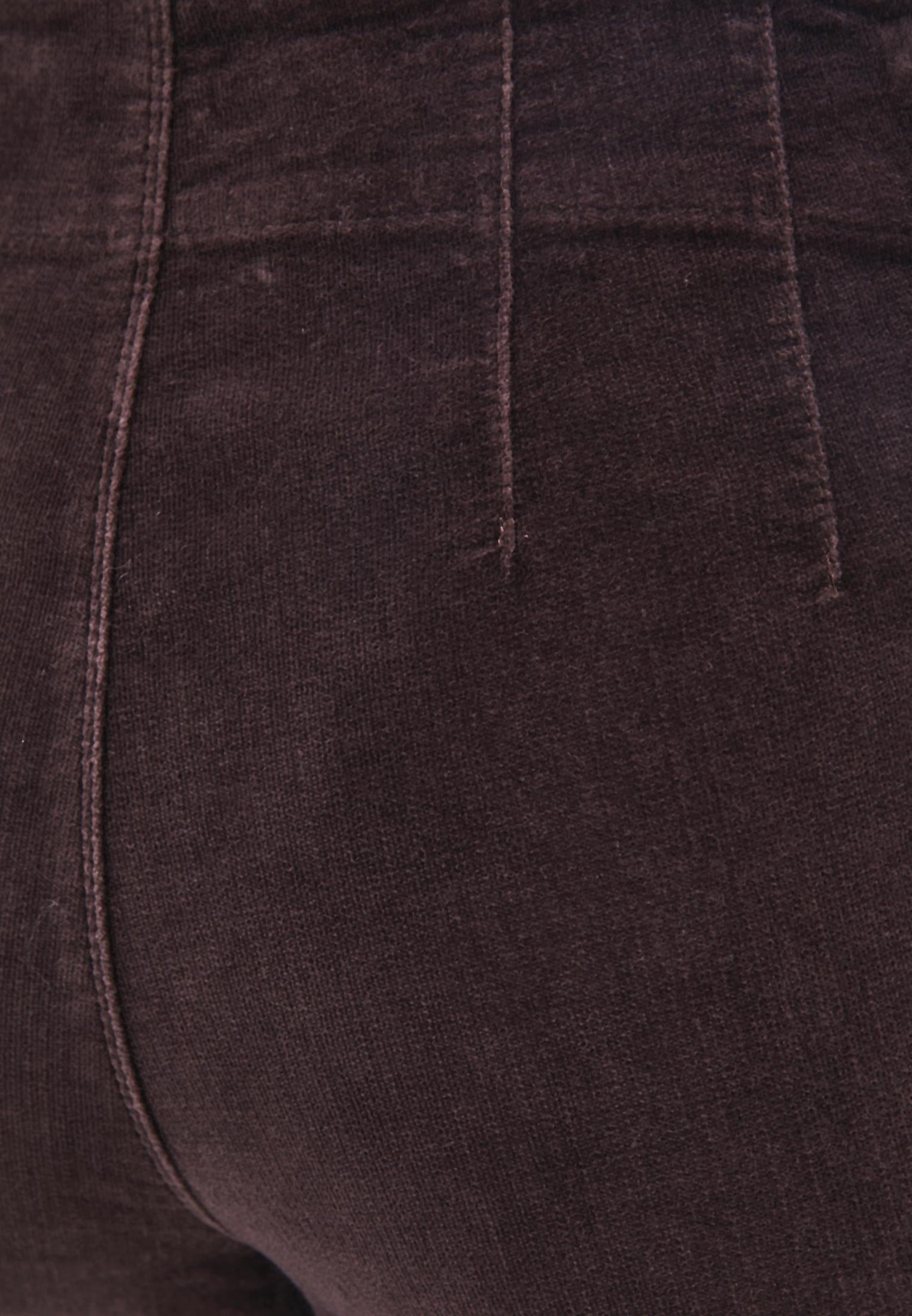 Spanish Leg Corduroy Pants - CHOCOLATE TORTE
