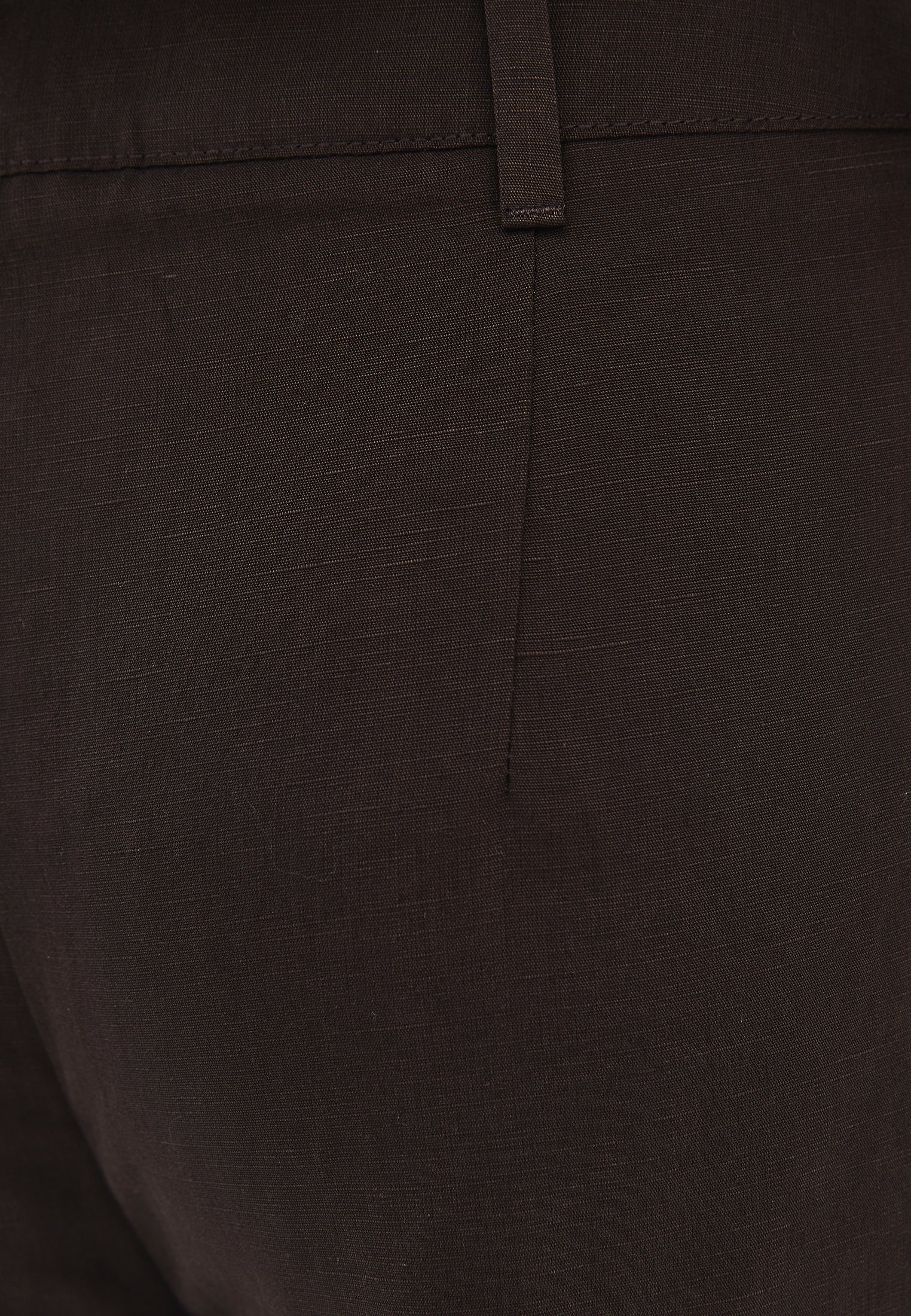 Pleated High Waist Cropped Culotte Pants - CHOCOLATE TORTE