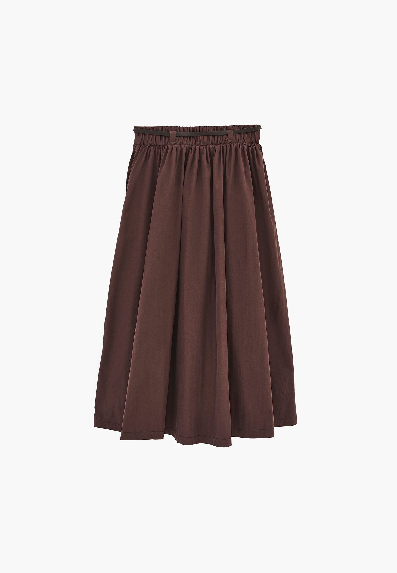 Long Flared Skirt - CHOCOLATE TORTE
