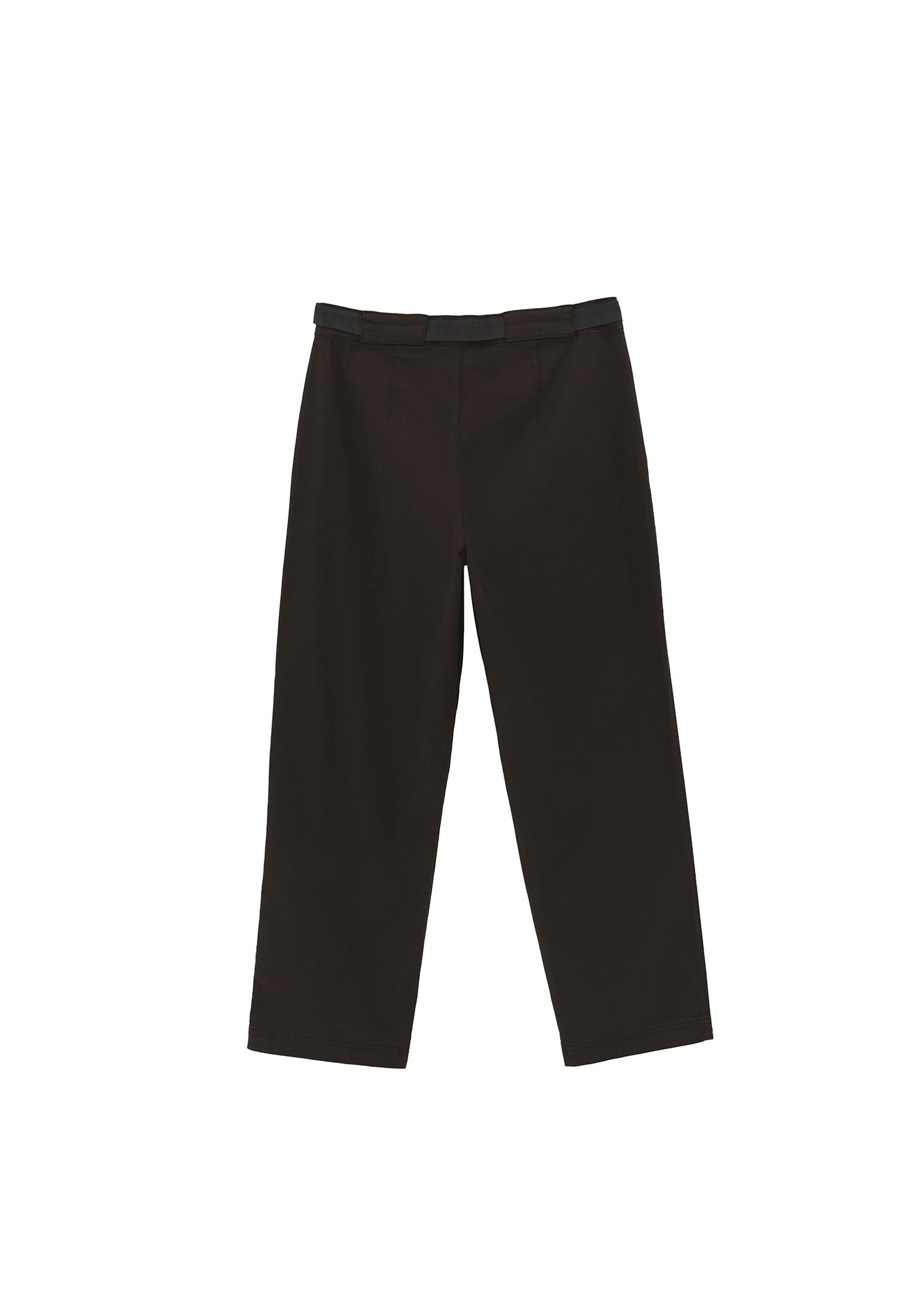 Carrot Fit Trousers - CHOCOLATE TORTE