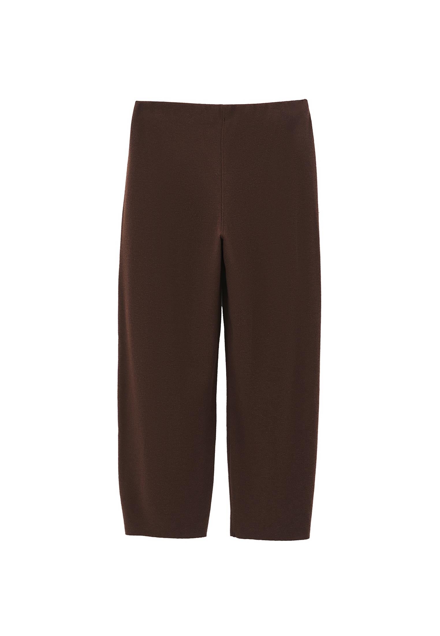 Regular Waist Straight Leg Pants - CHOCOLATE TORTE